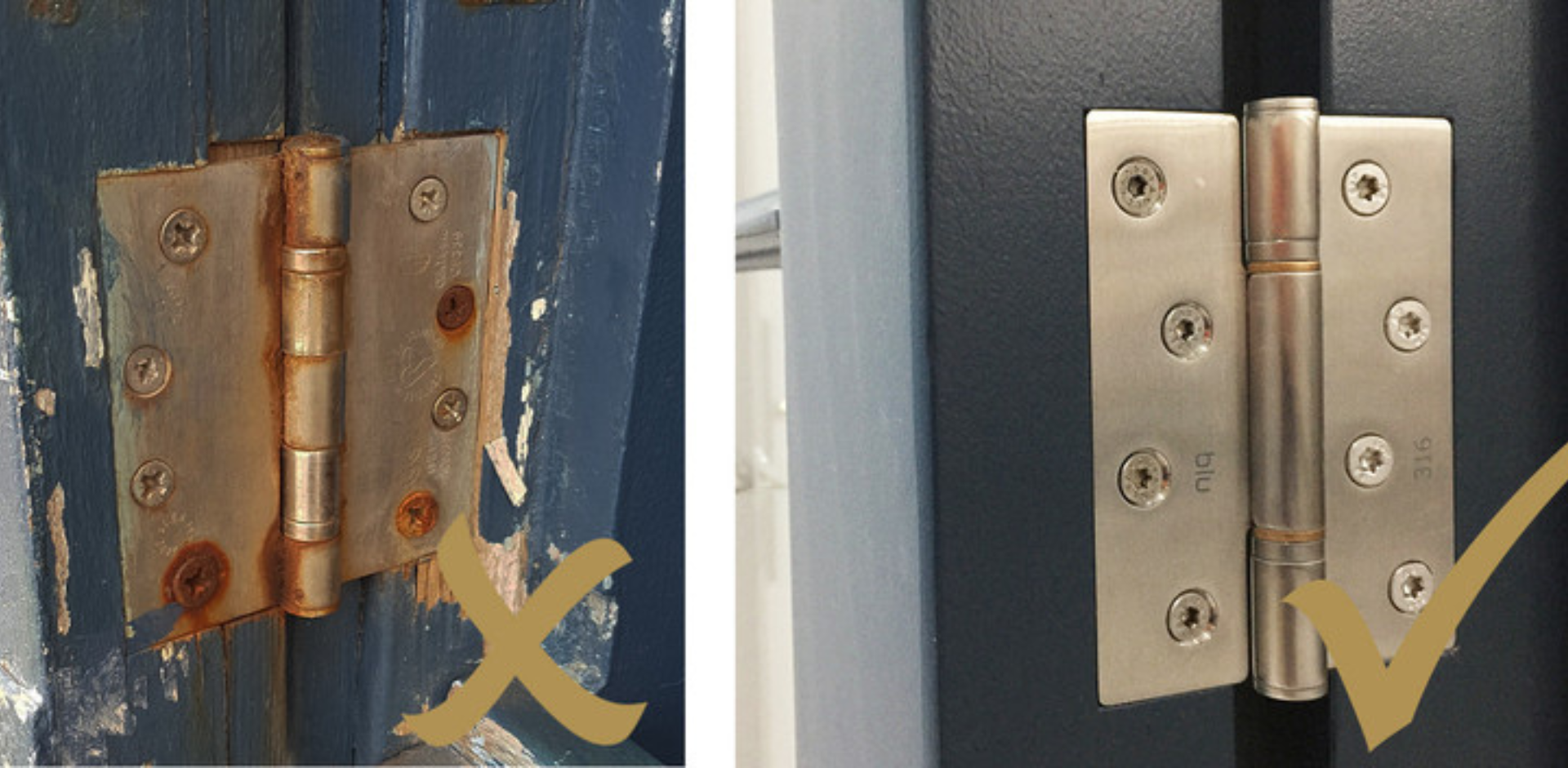 Oily Hinges, Rusty Hinges, Doors Binding – a familiar complaint with your door?