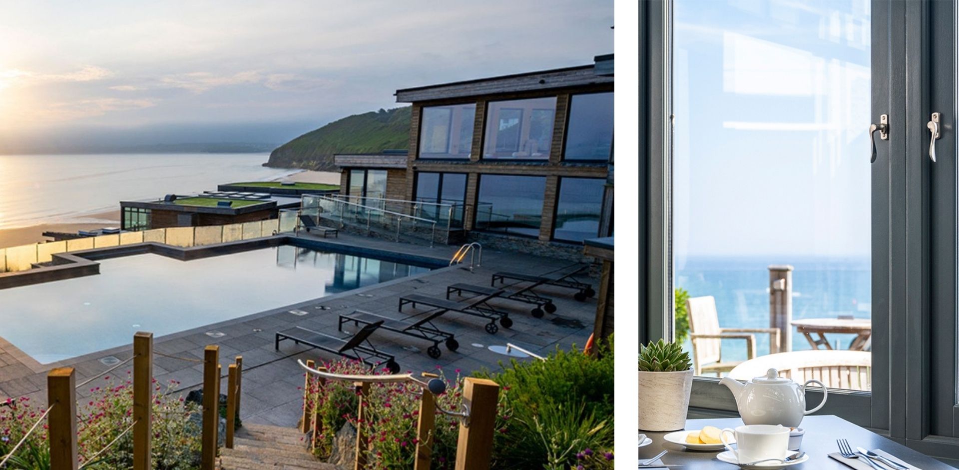 BLU Regent Handles fit perfectly with the luxurious ambience of Carbis Bay Hotel