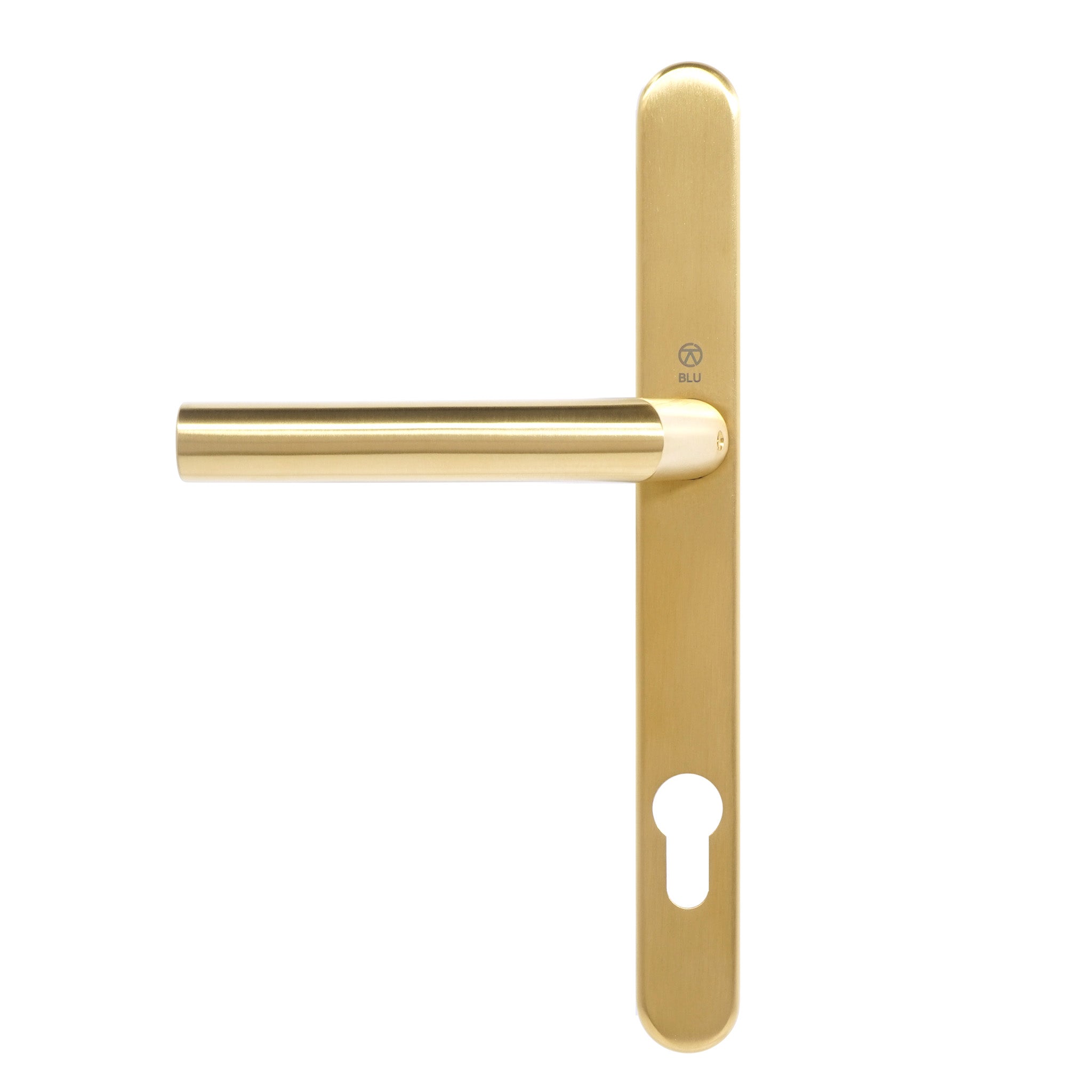Kantel Door Handle | PVD Stainless Satin Brass