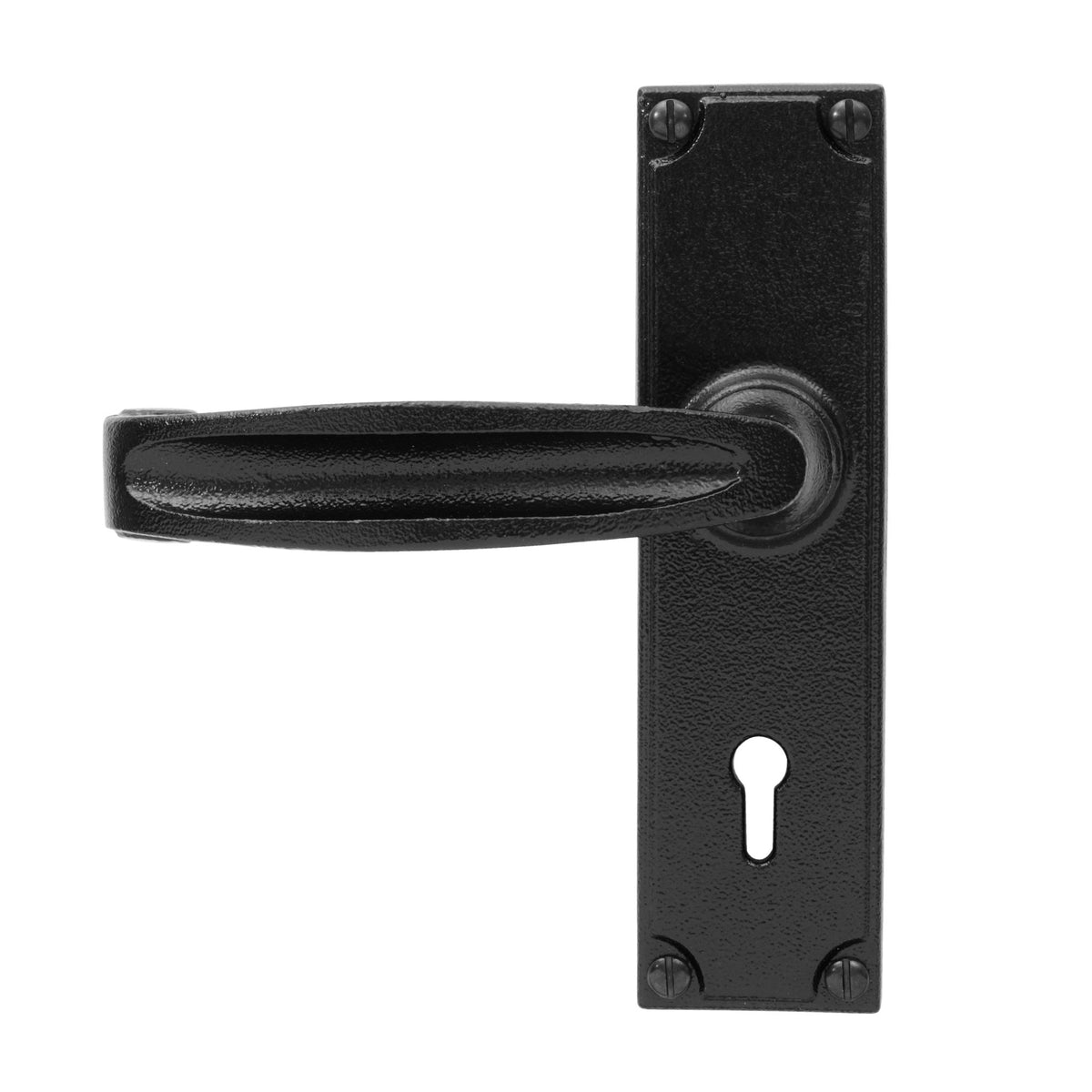 Bow Five Lever Door Handle | Antique Black