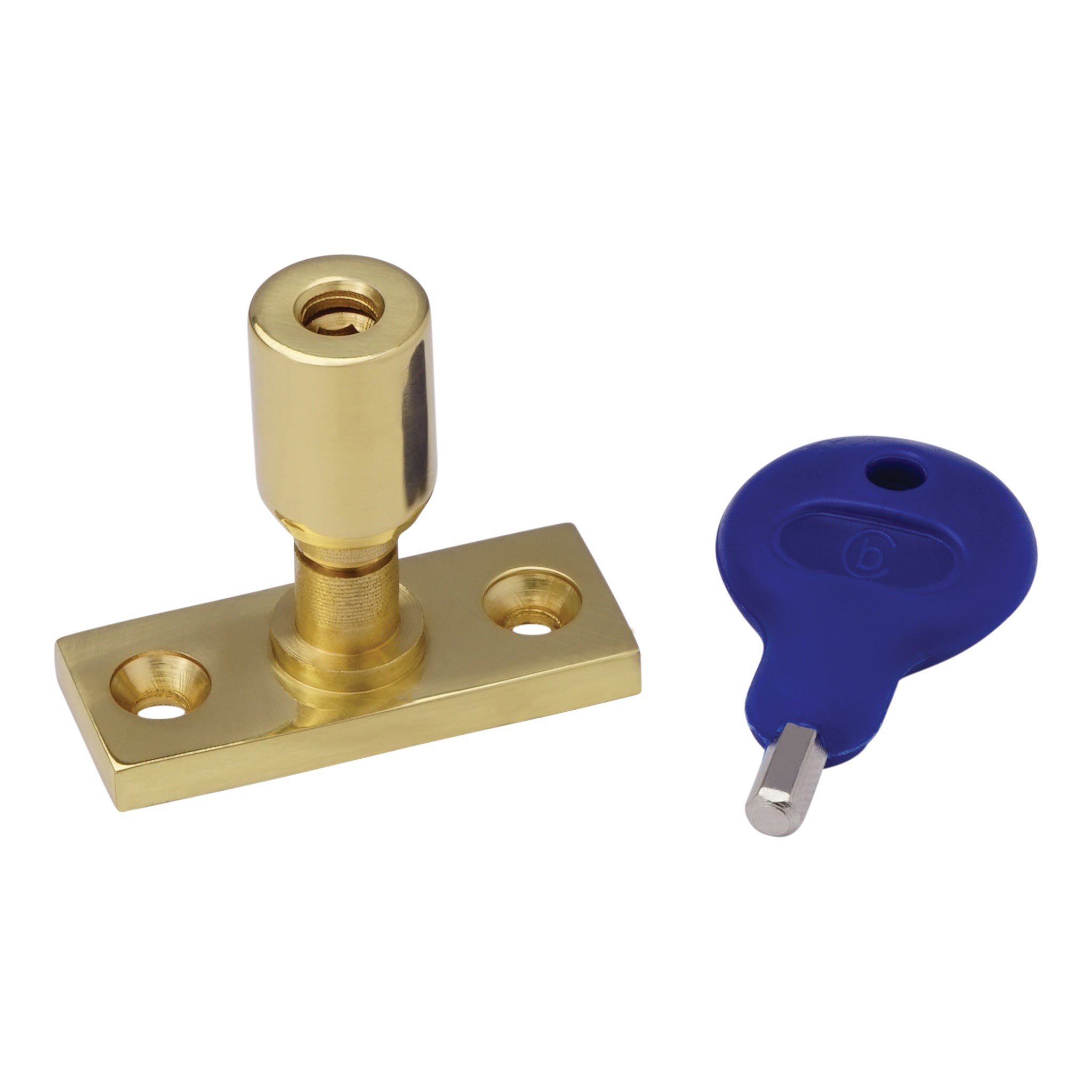 Lockable Casement Stay Pin | Polished Brass
