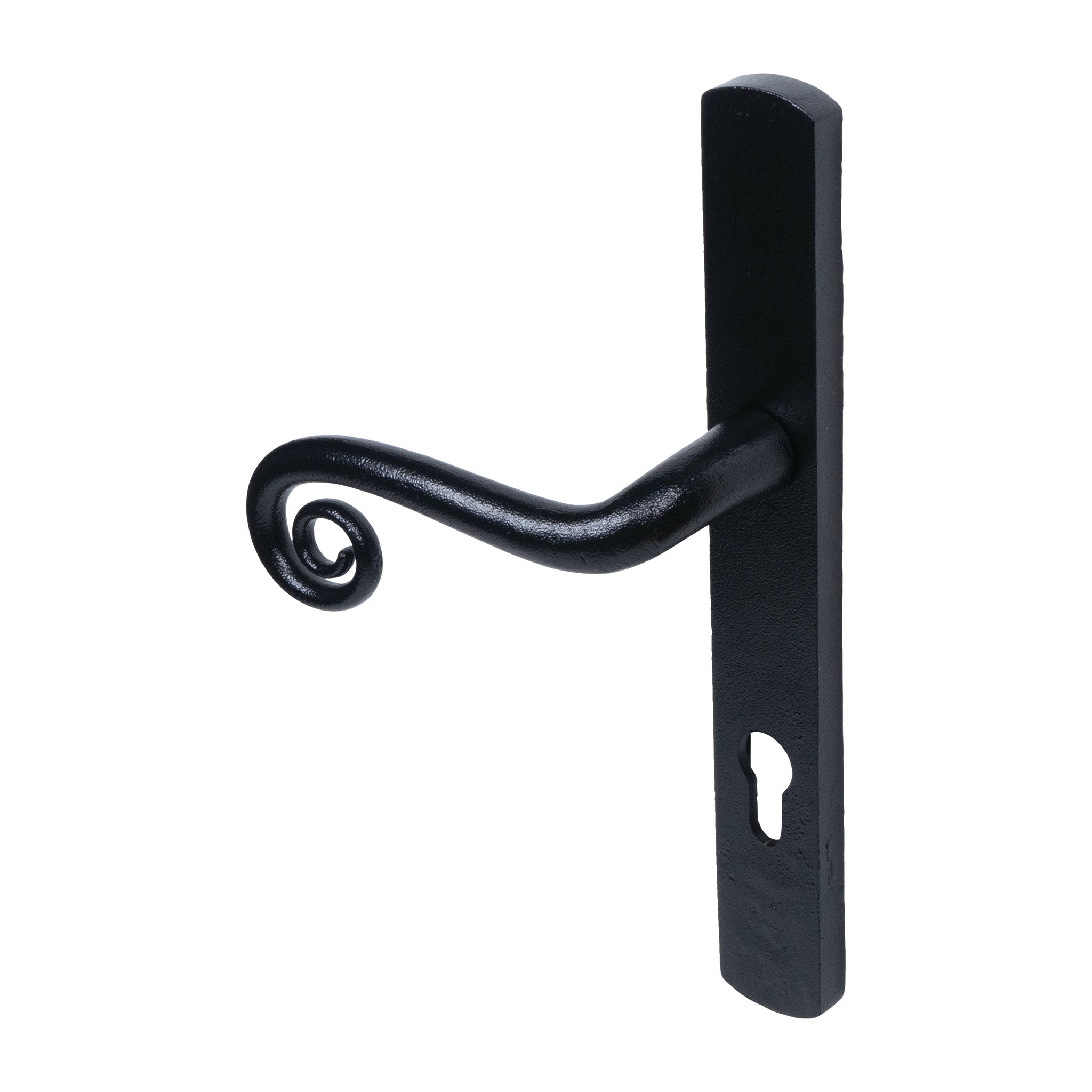 Curly Tail MPL Door Handle | Antique Black