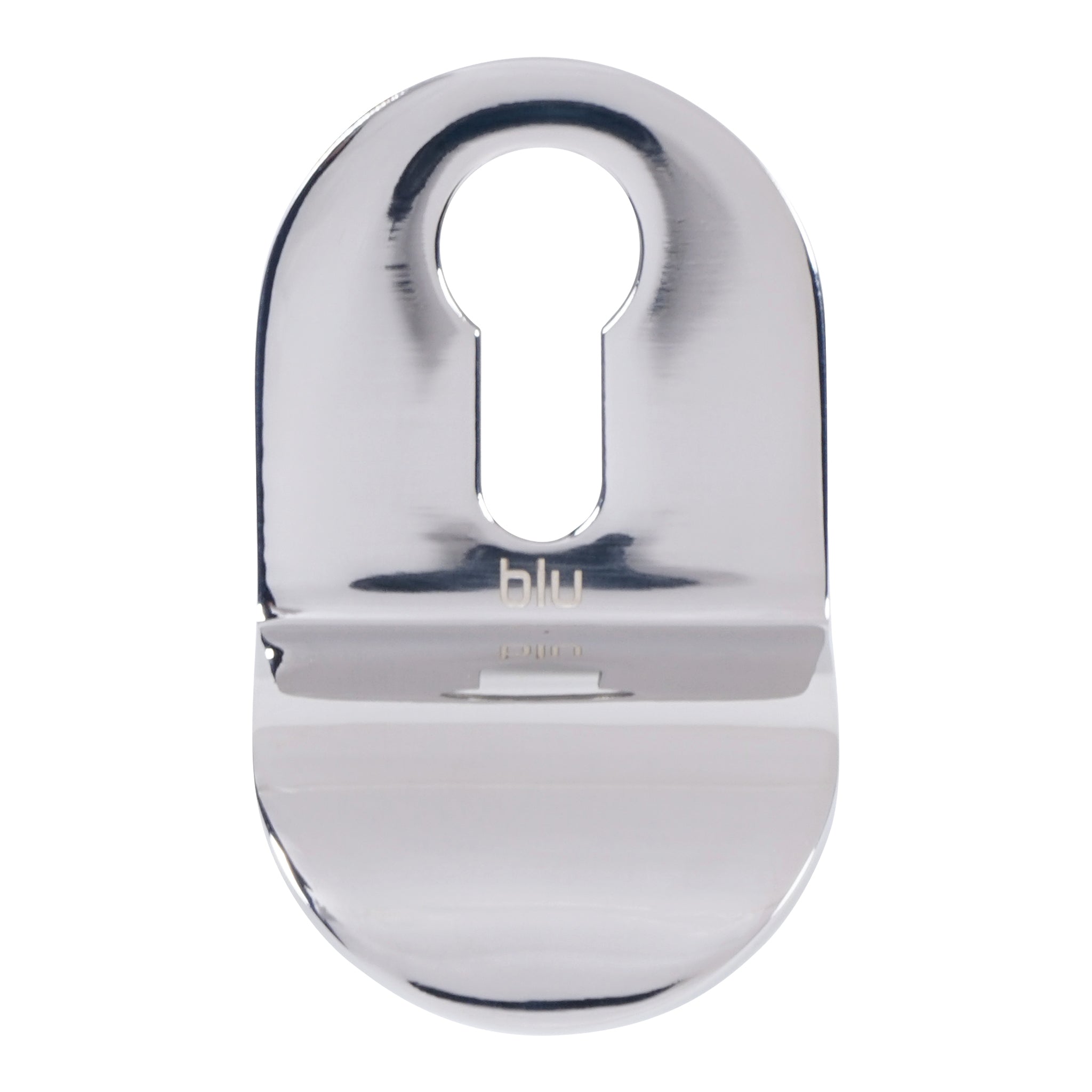 Contemporary Euro Cylinder Pull | Polished Stainless Steel