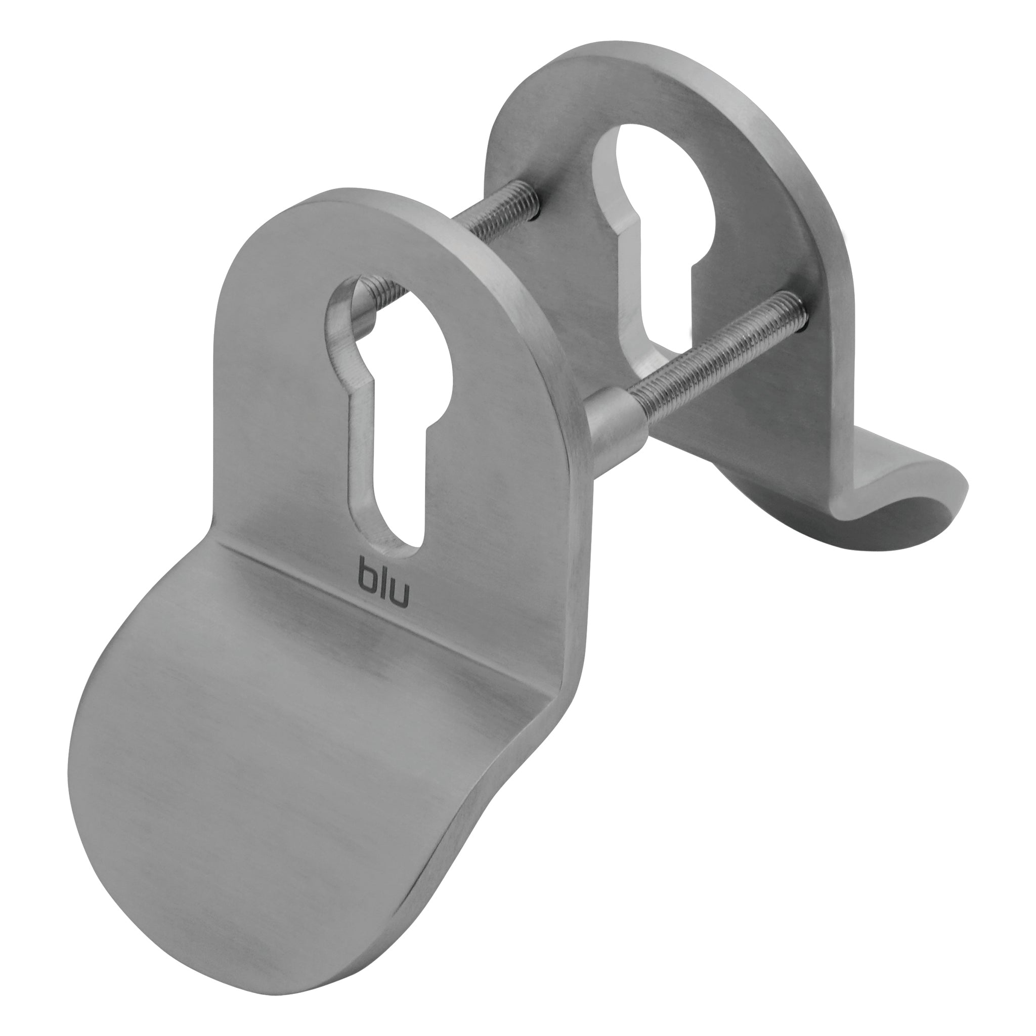 Contemporary Euro Cylinder Pull | Satin Stainless Steel