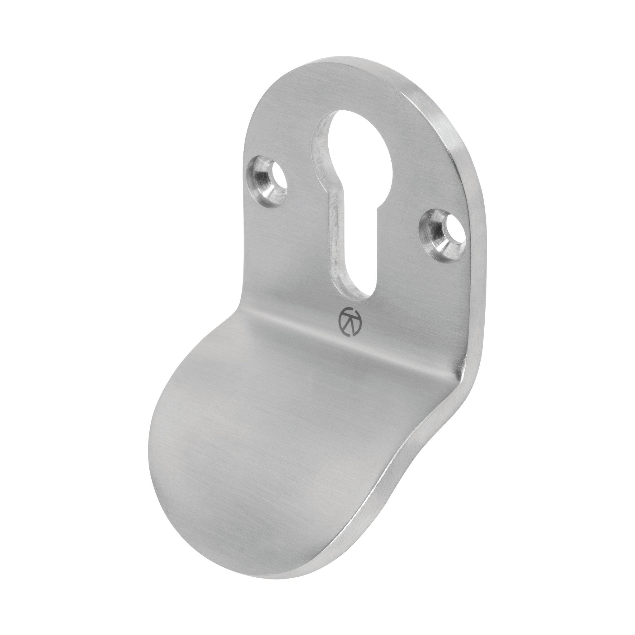 Contemporary Euro Cylinder Pull | Satin Stainless Steel