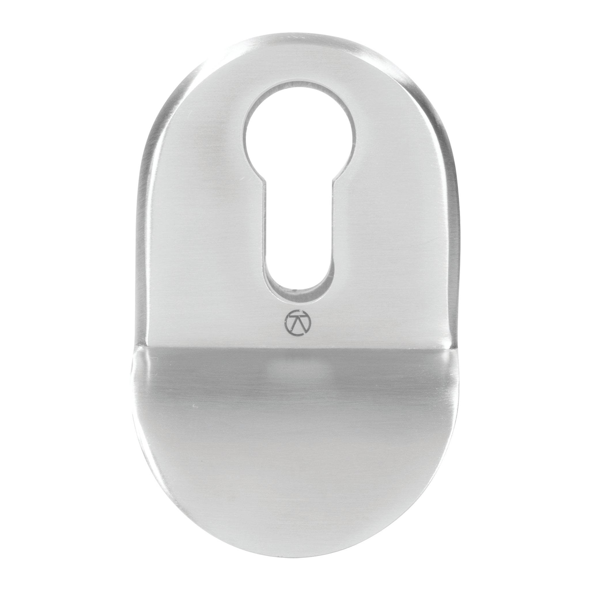 Contemporary Euro Cylinder Pull | Satin Stainless Steel