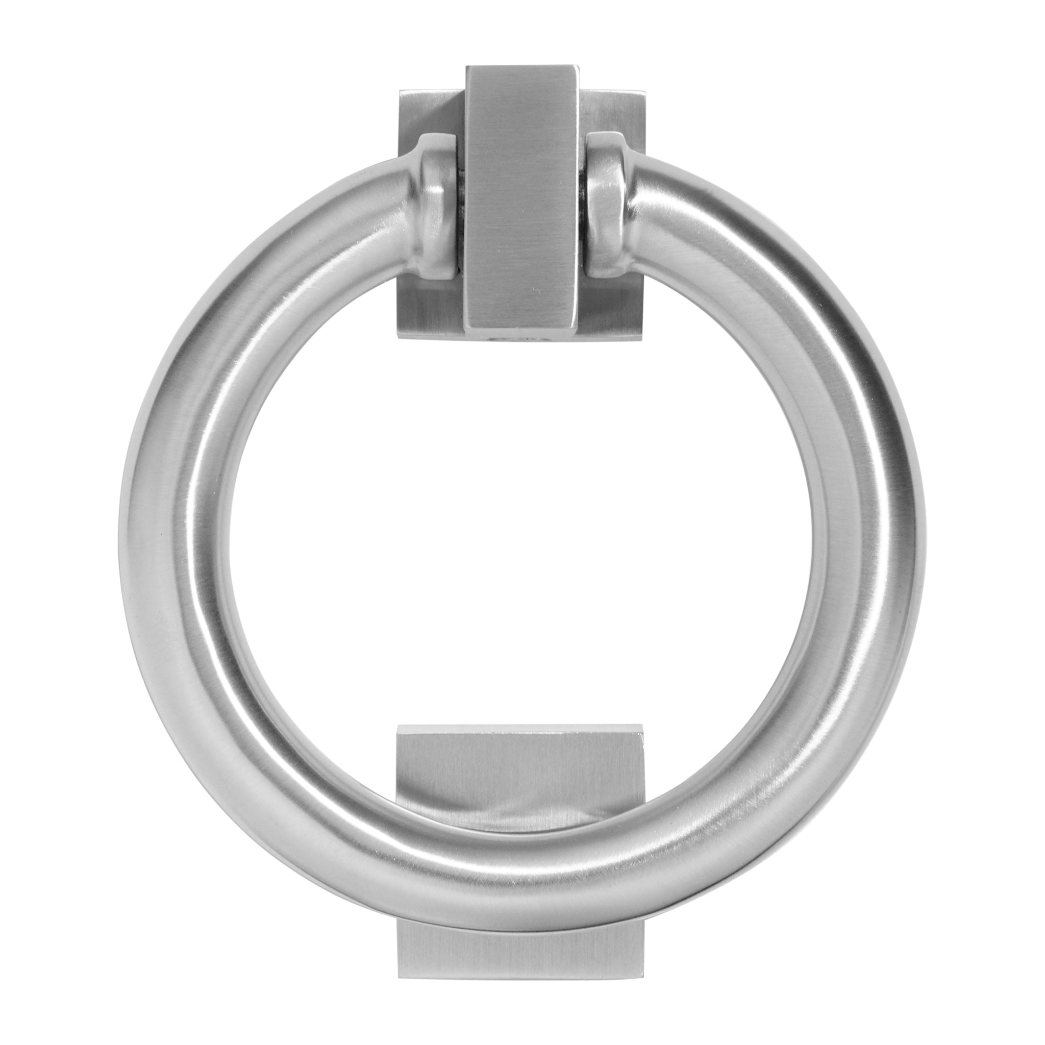 Ring Door Knocker | Satin Stainless Steel