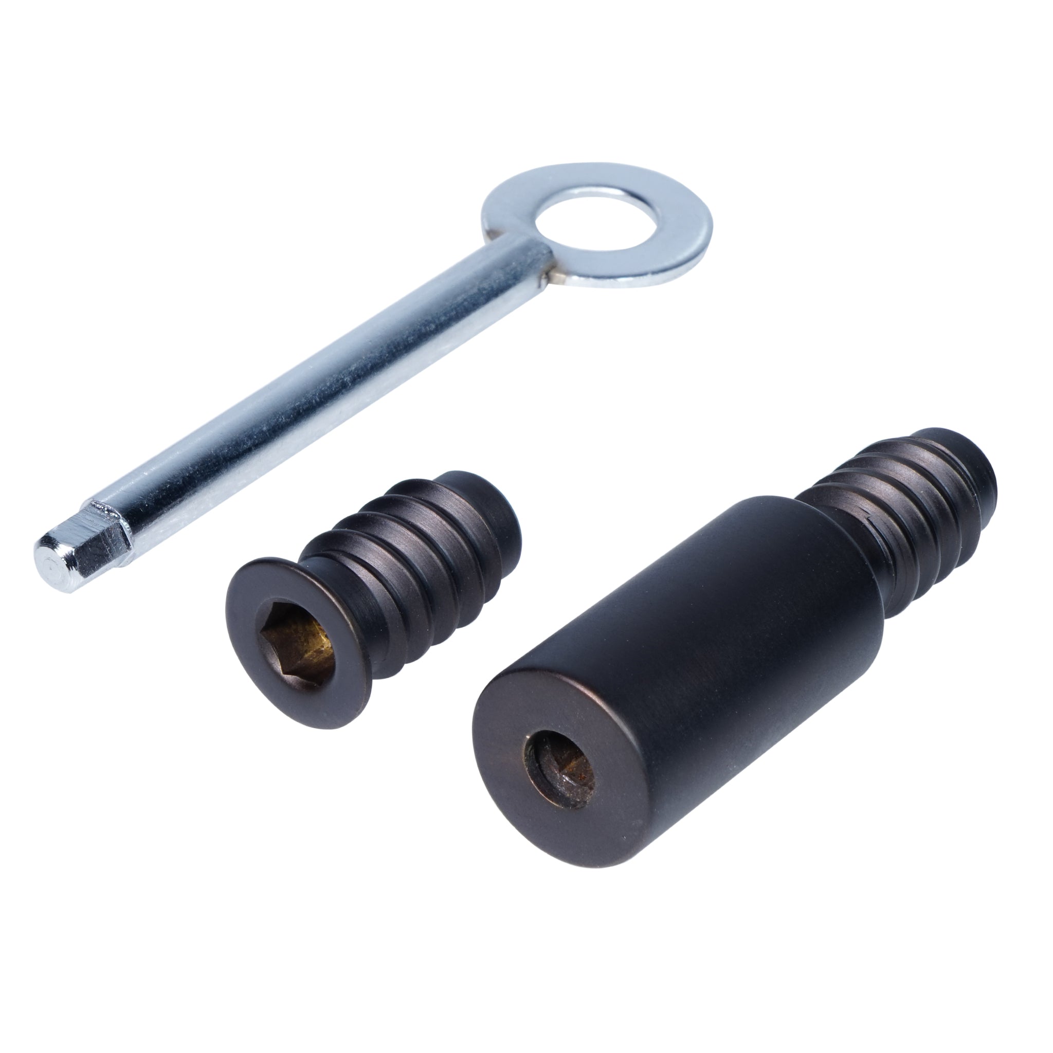 Detachable Round Sash Stop | Dark Matt Bronze