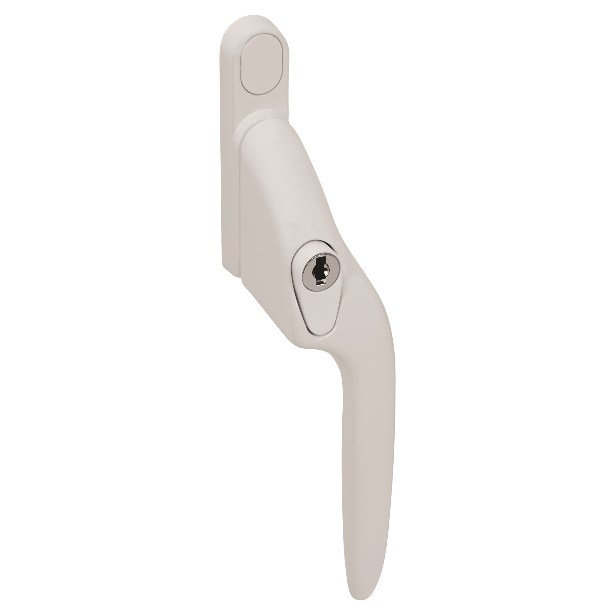 Offset Locking Window Espagnolette Handle | White
