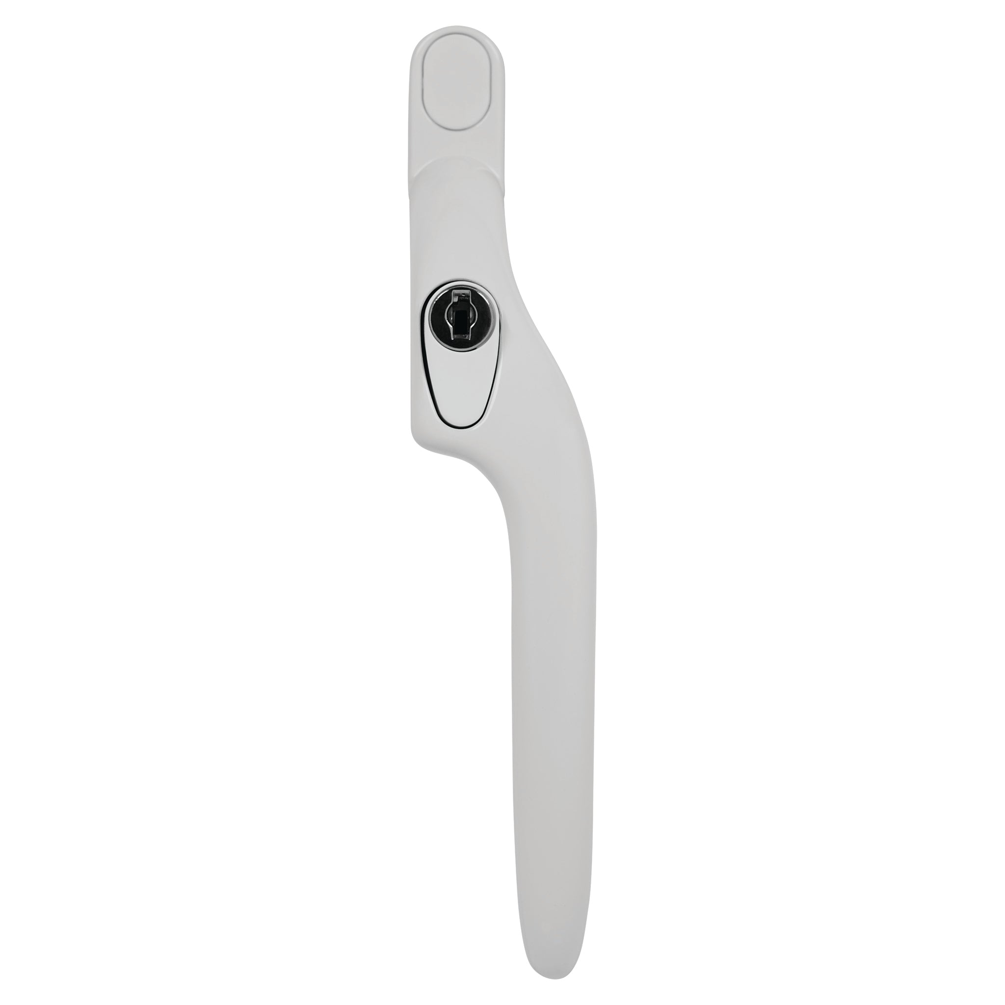 Offset Locking Window Espagnolette Handle | White