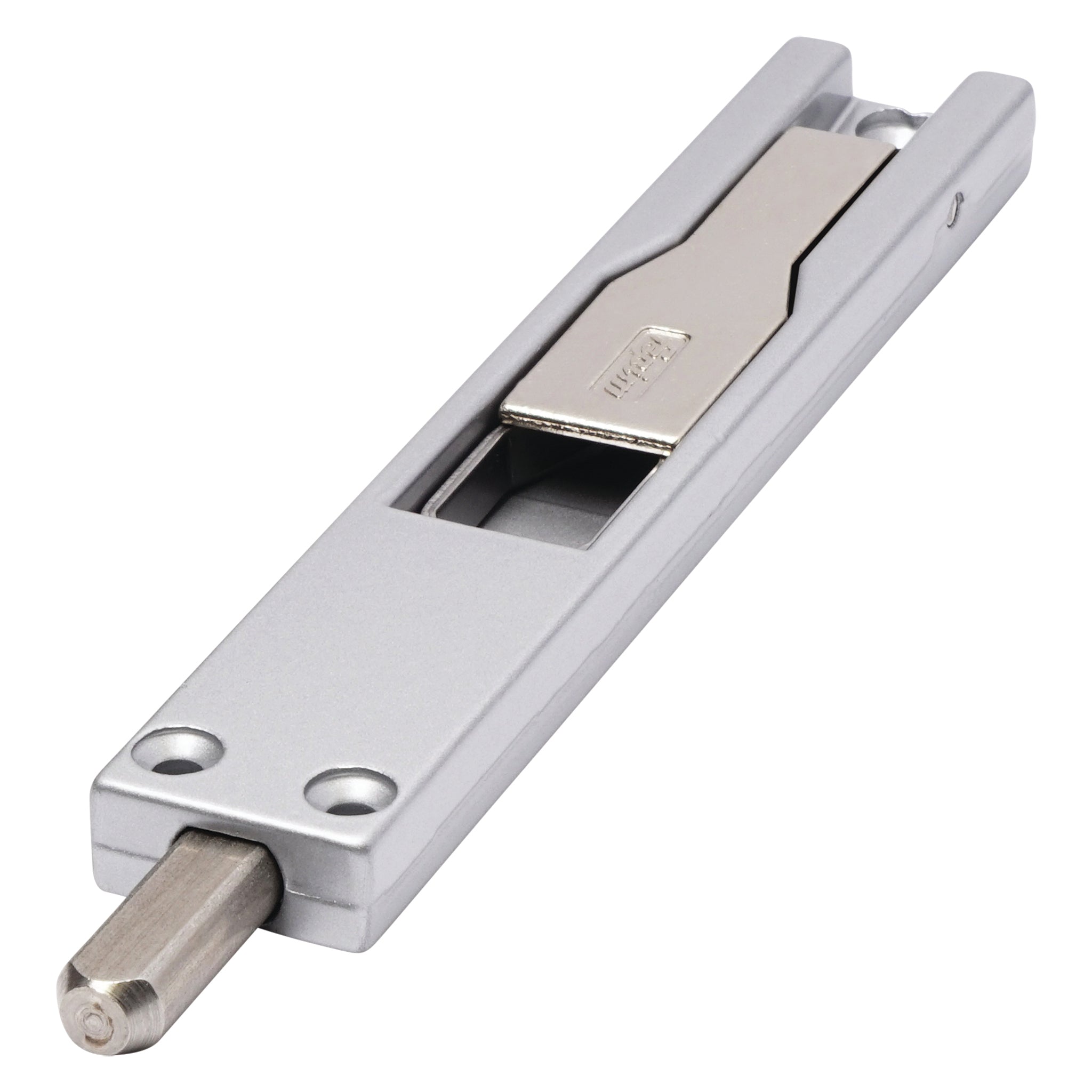 Flat Box Flush Bolt & Keep | Silver Passivated