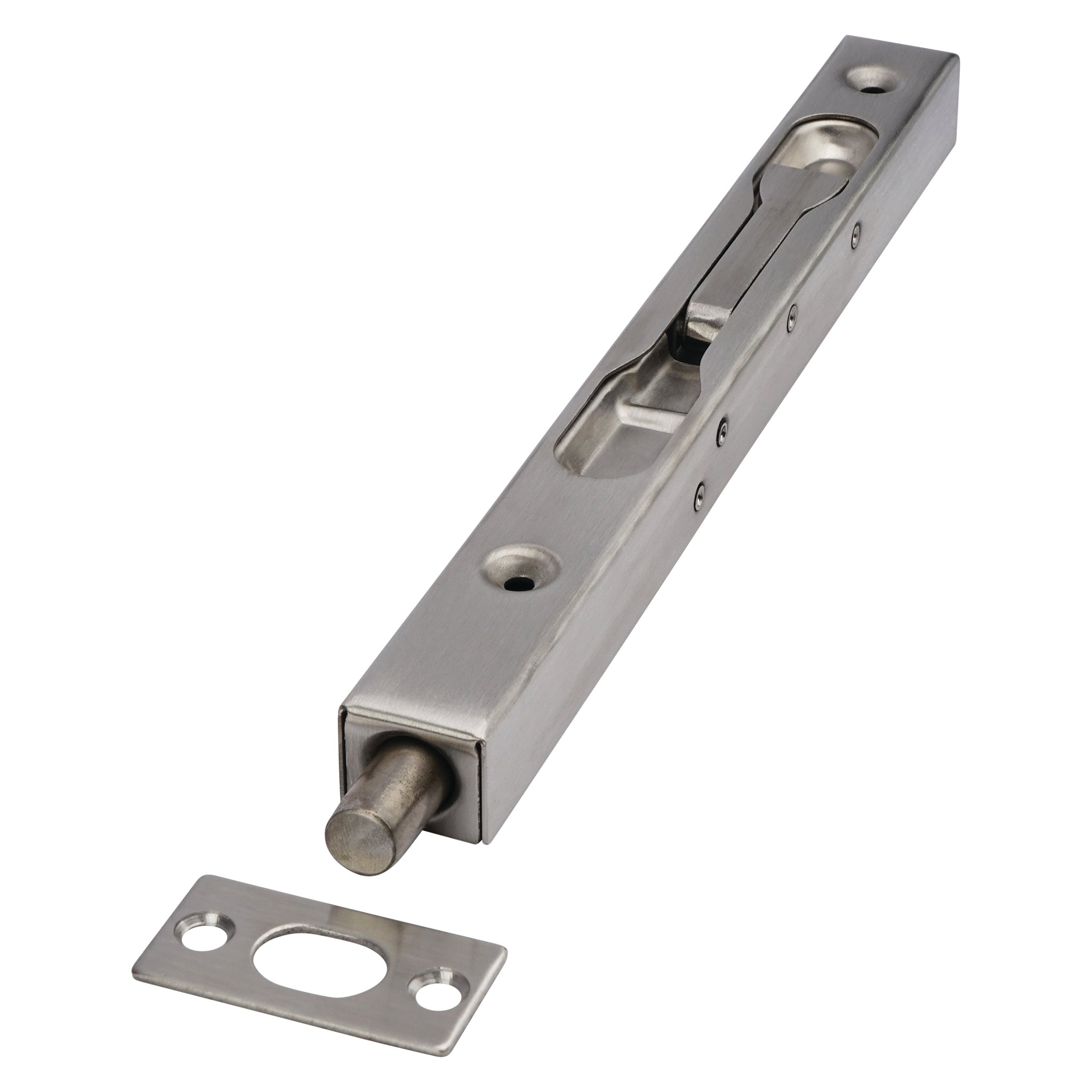Box Flush Bolt | Satin Stainless Steel