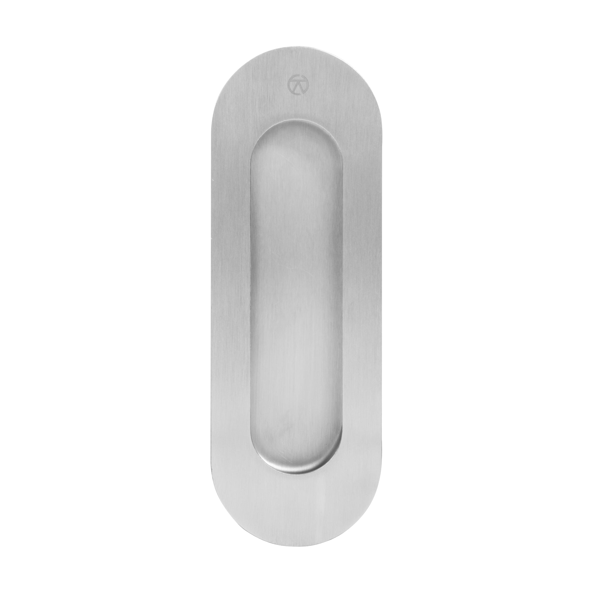 Radiused End Flush Pull | Satin Stainless Steel