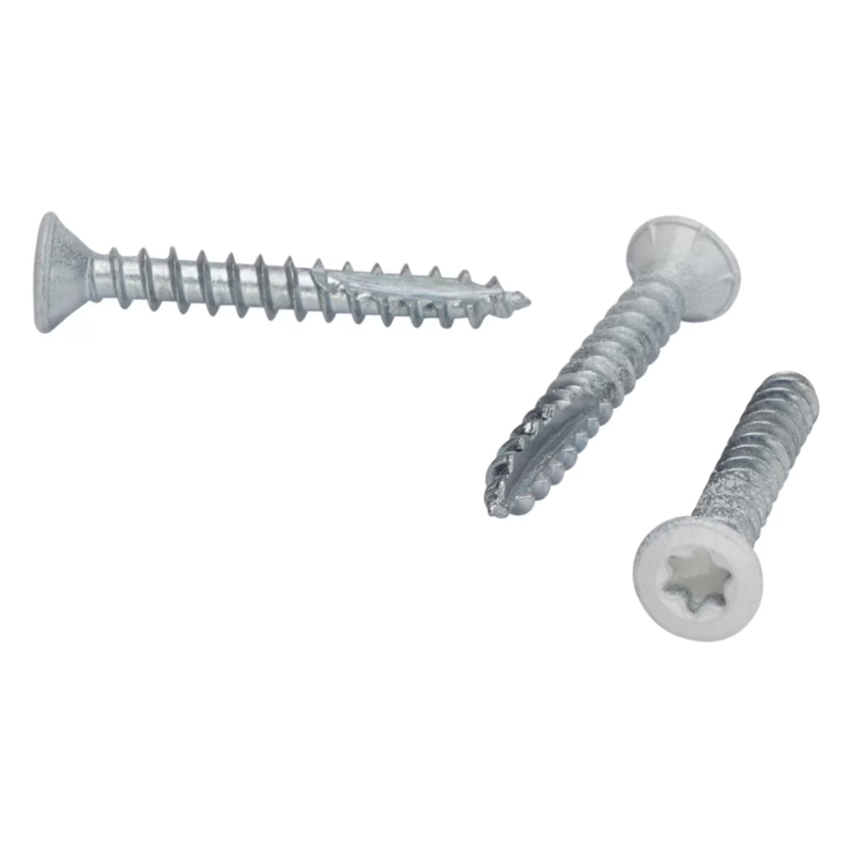 TORX TX20 Stainless Steel Counter Sunk Wood Screws | 5.0mm White