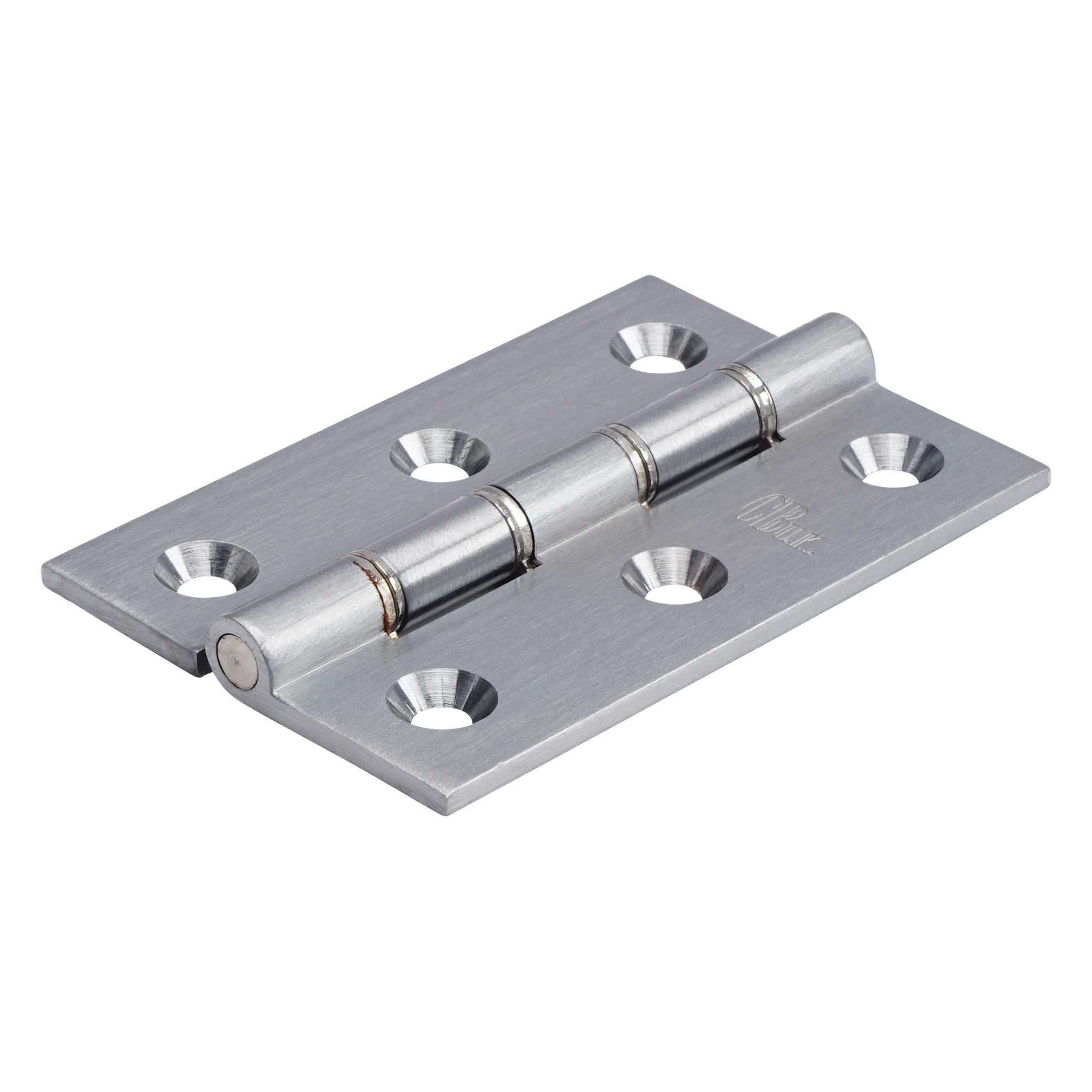 Double Stainless Steel Washered Brass Hinge | Satin Chrome