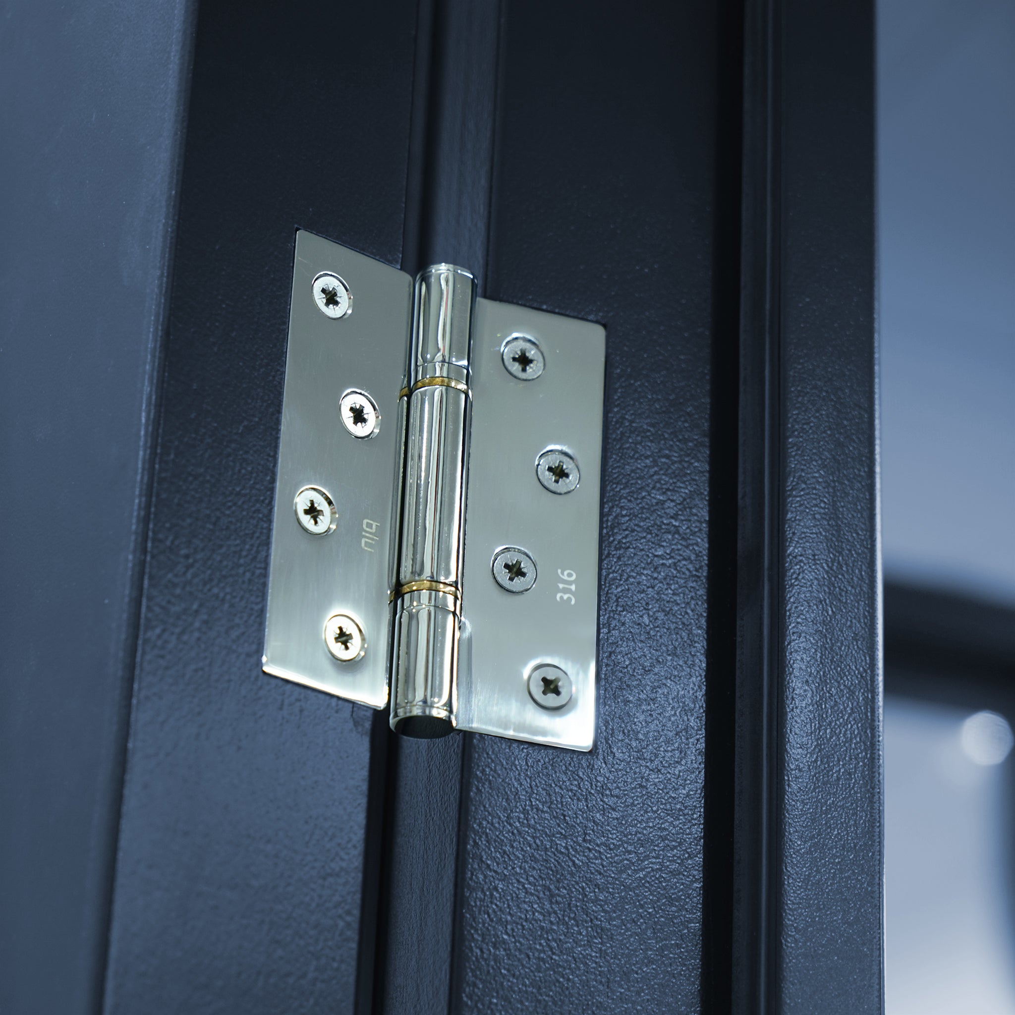Door Butt Hinge | Polished Stainless Steel