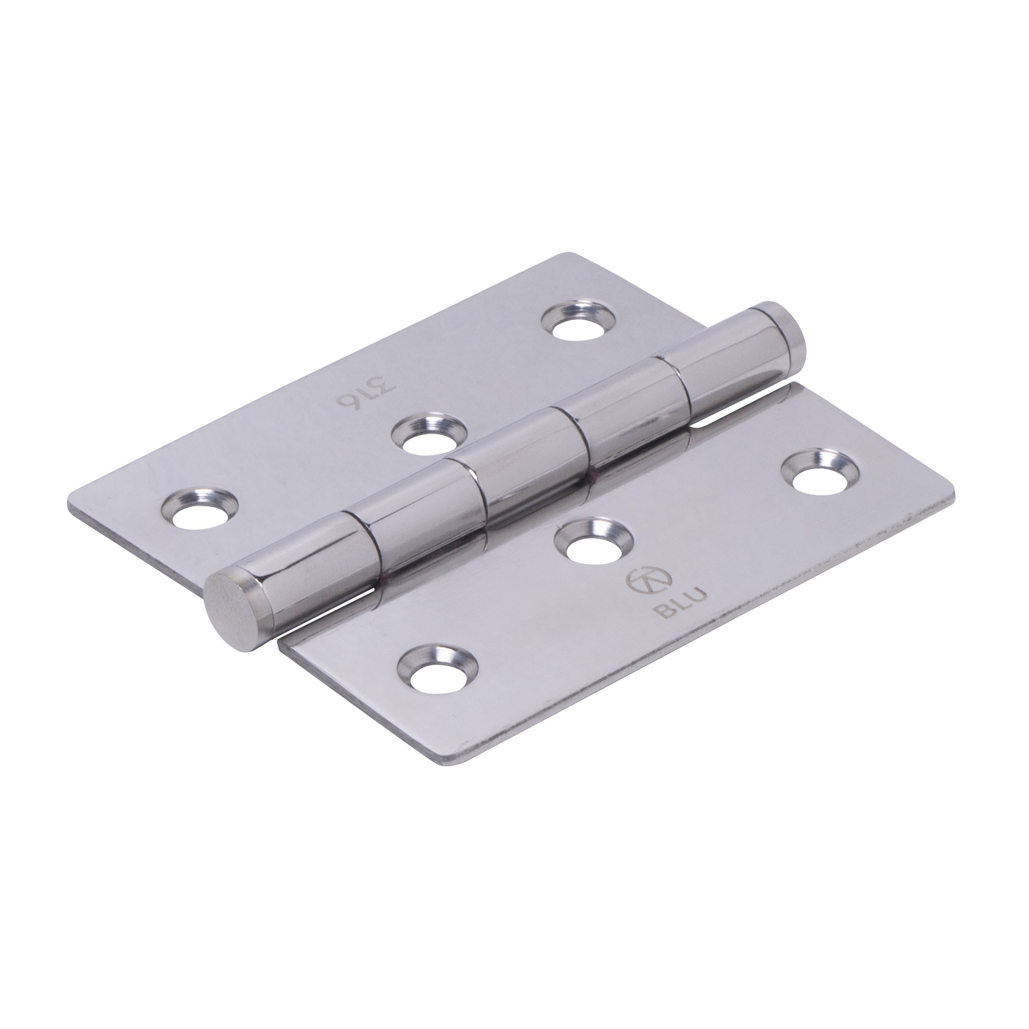 Window Butt Hinges | Polished Stainless Steel
