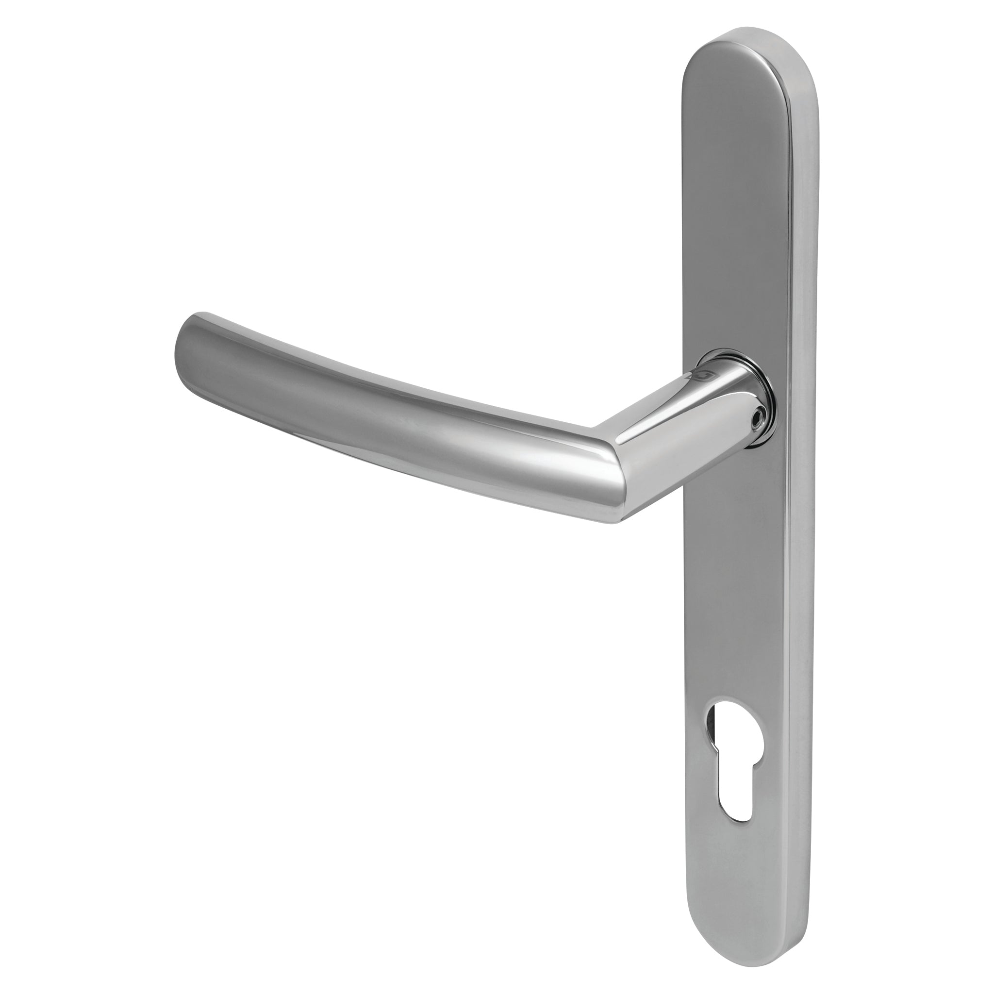 Jigsaw Multipoint Door Lock Handle | Polished Stainless Steel
