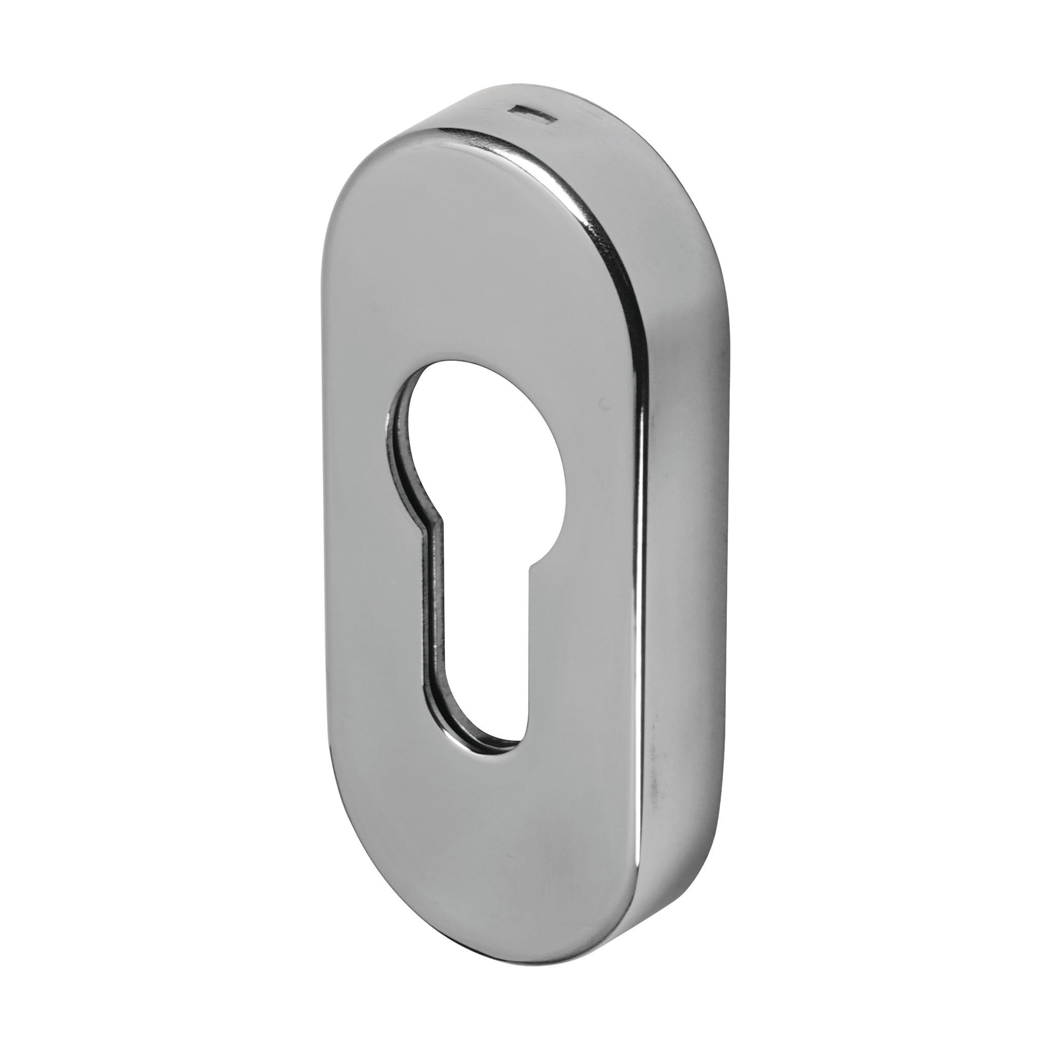 Oval Euro Profile Escutcheon | Polished Stainless Steel