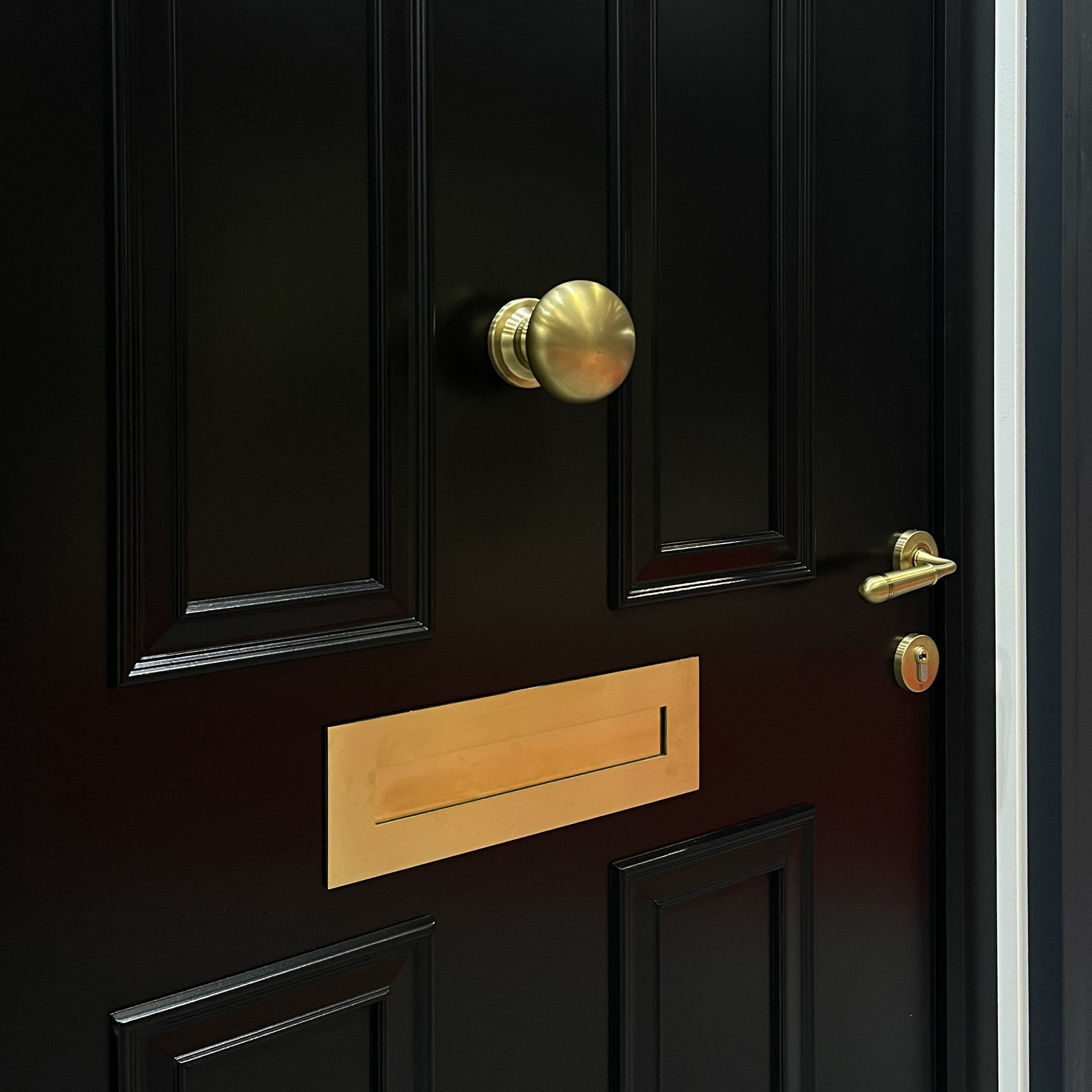 Round Euro Profile Escutcheon | PVD Stainless Satin Brass