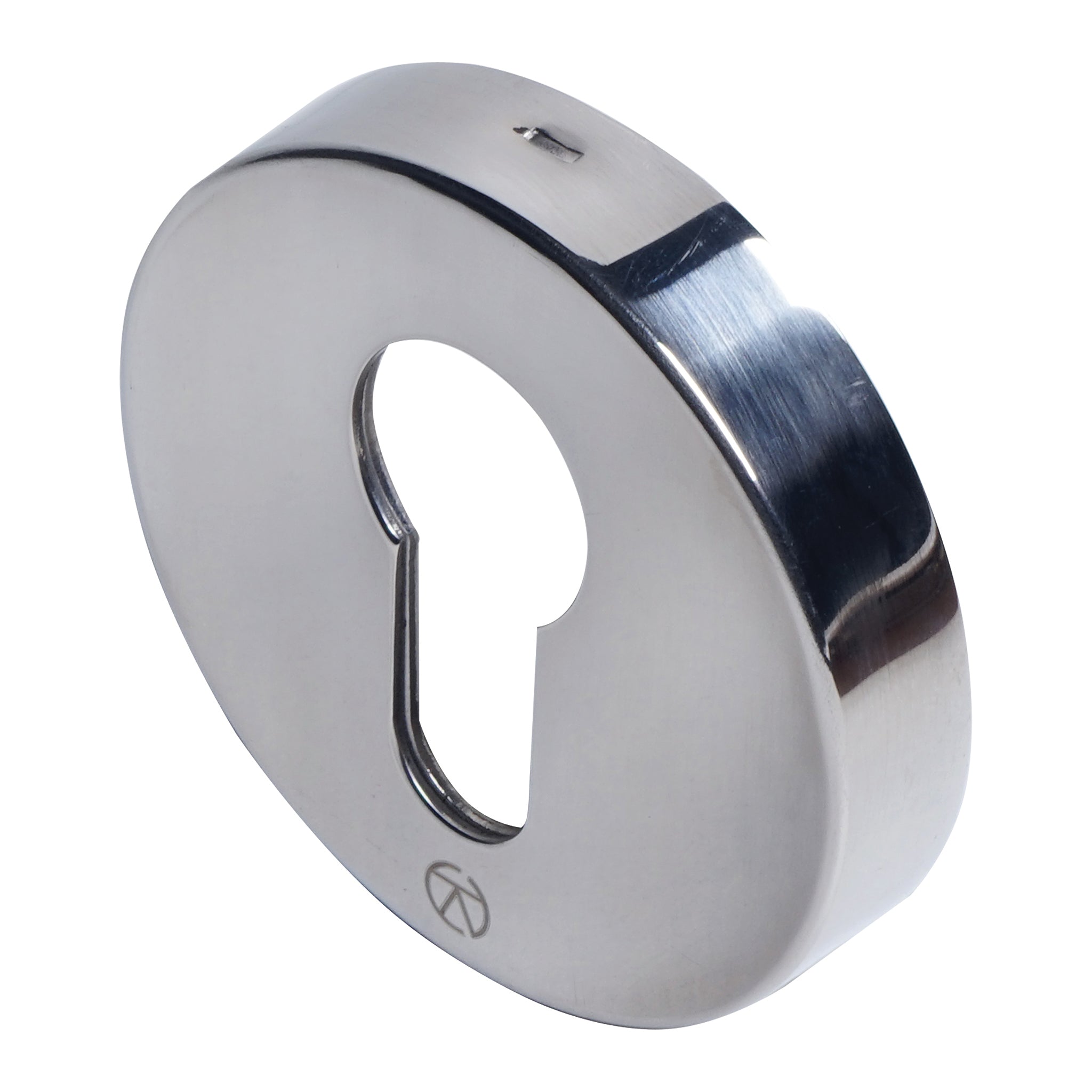 Round Euro Profile Escutcheon | Polished Stainless Steel