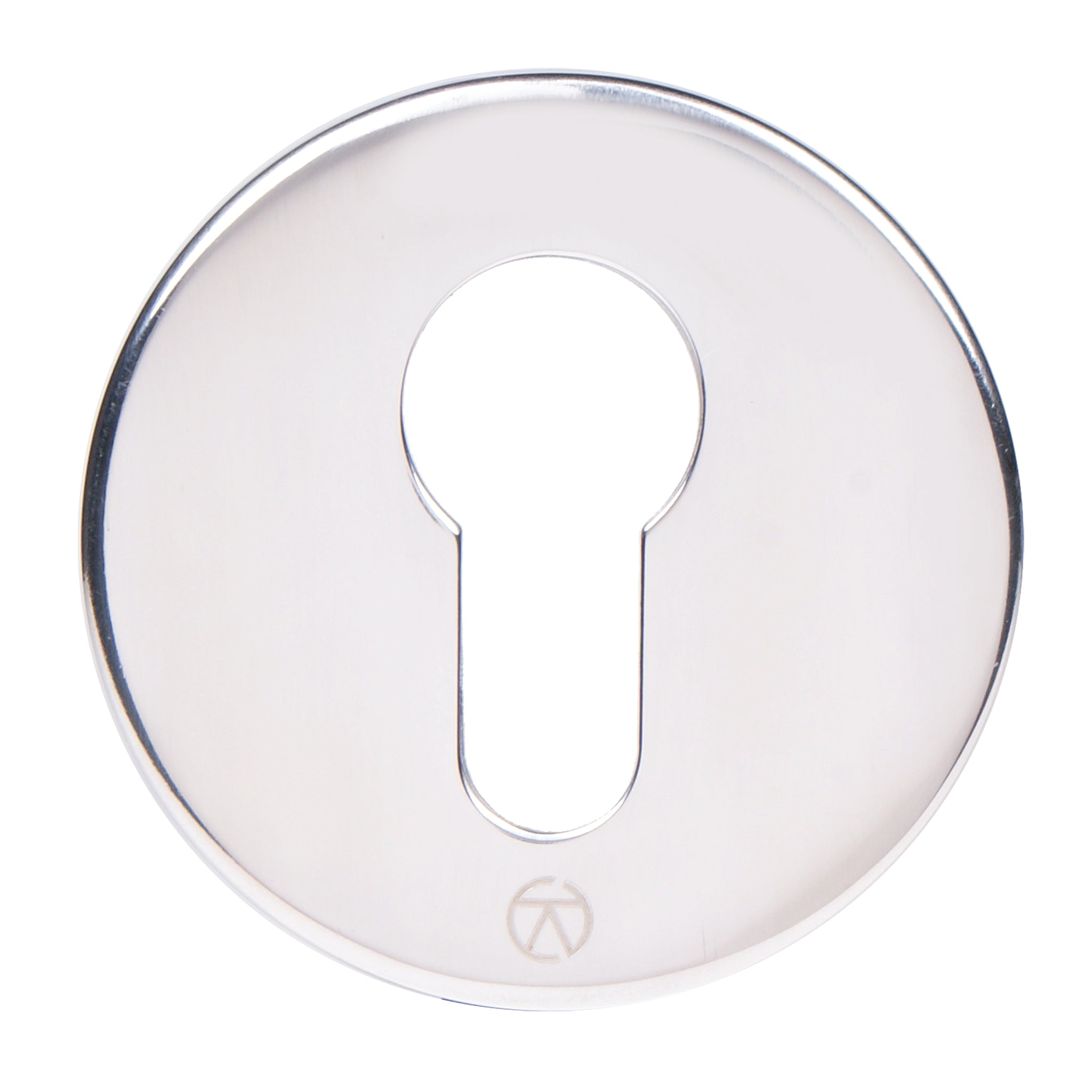 Round Euro Profile Escutcheon | Polished Stainless Steel