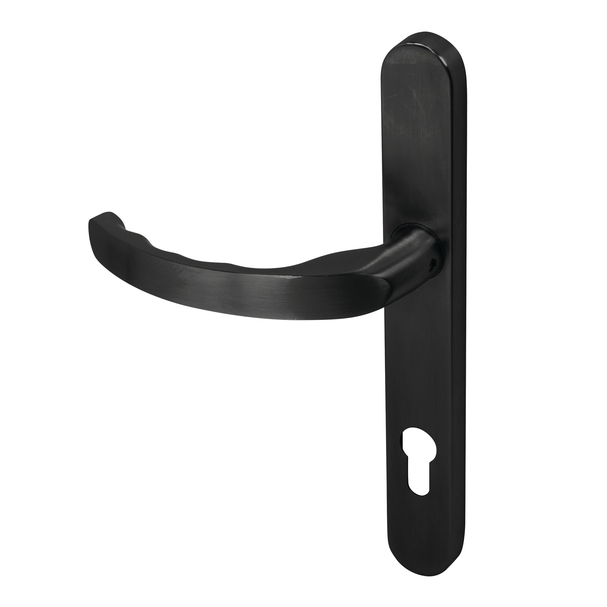 Ergonomic Lever Door Handle Sprung | Black