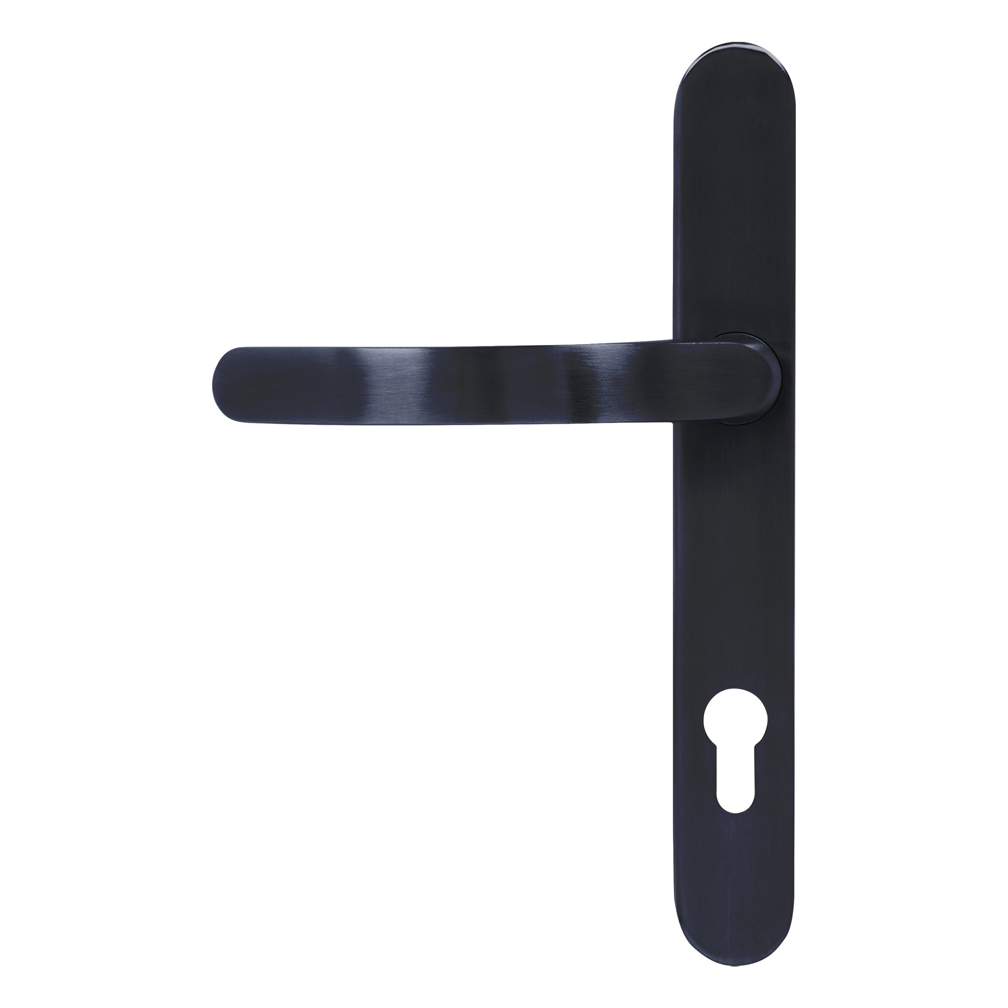 Ergonomic Lever Door Handle Sprung | Black