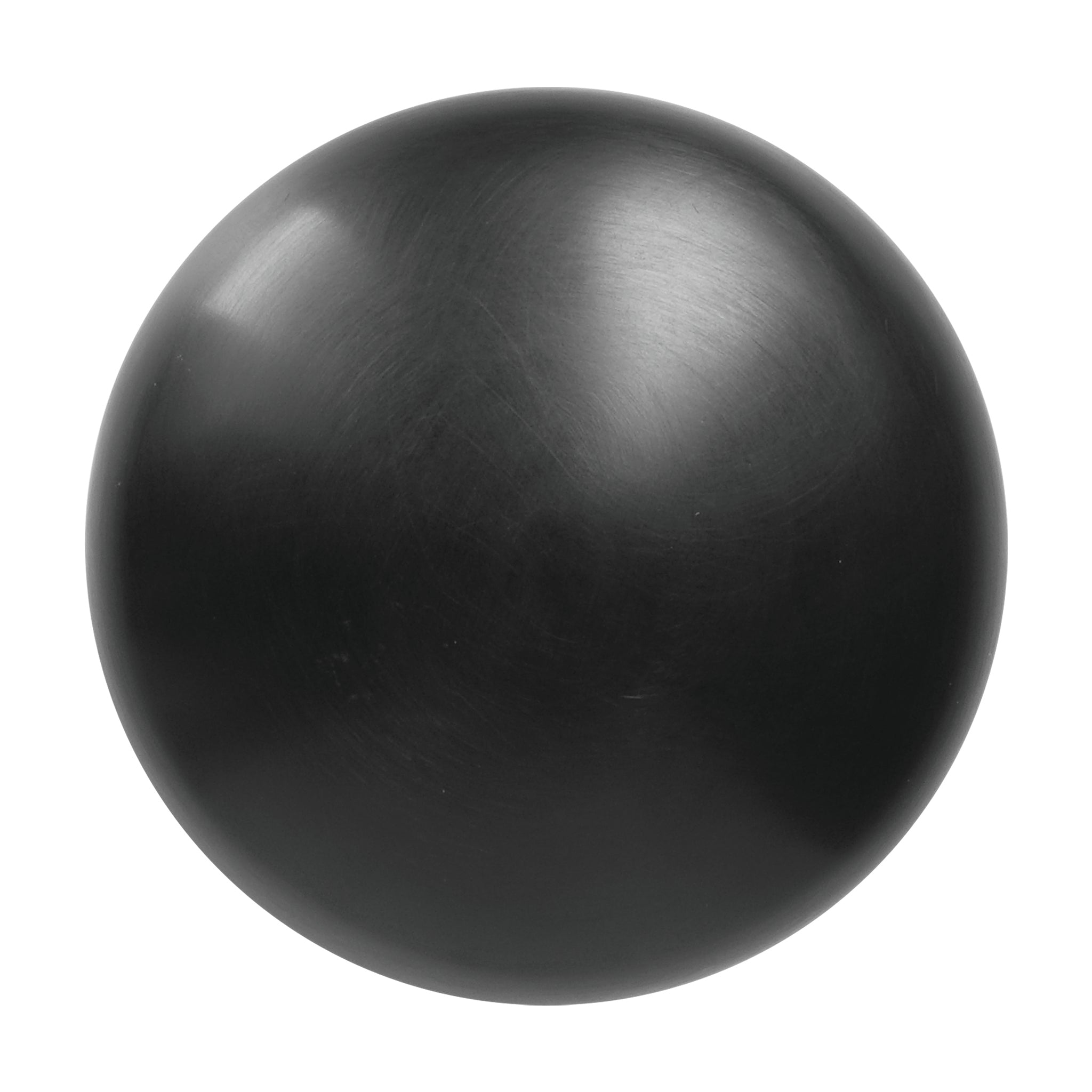 Round Centre Door Knob | Black