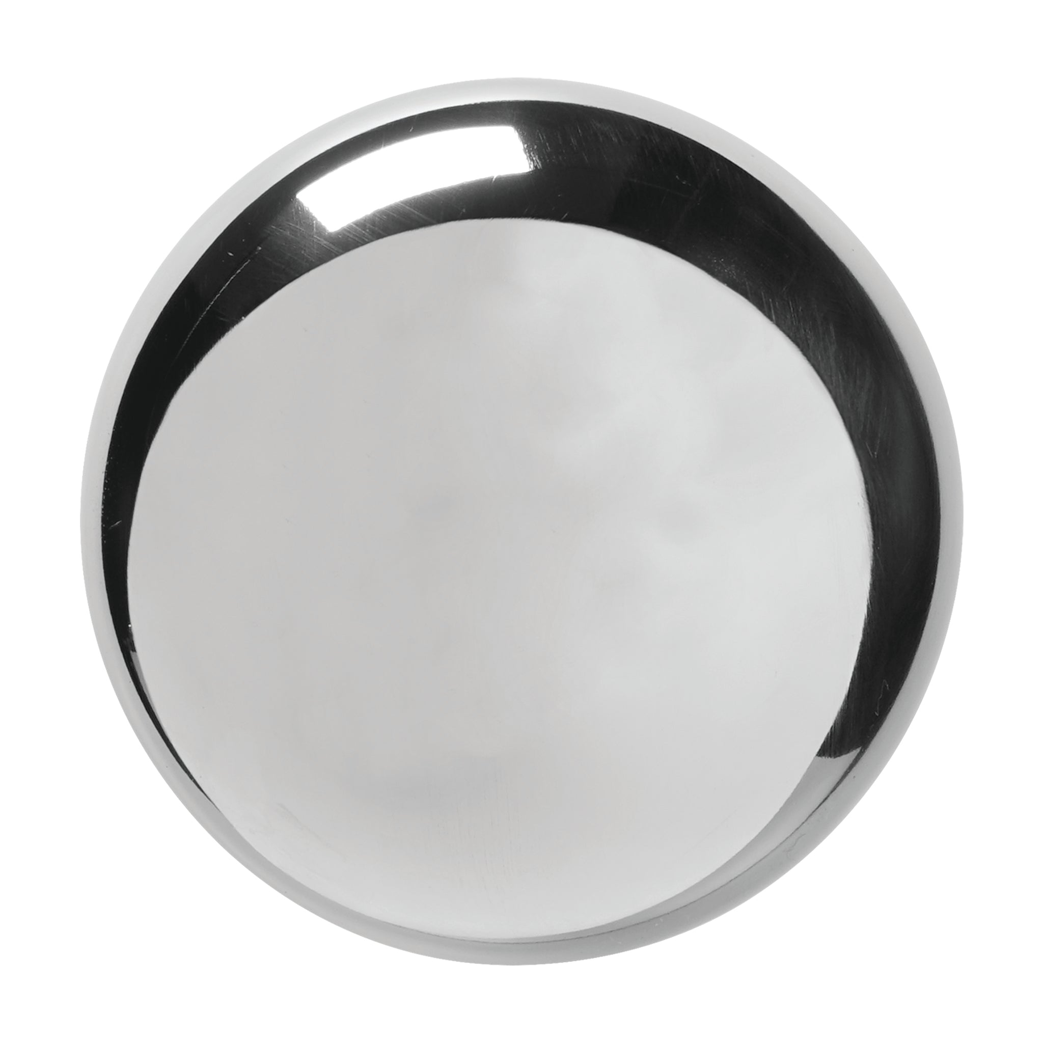 Round Centre Door Knob | Polished Stainless Steel