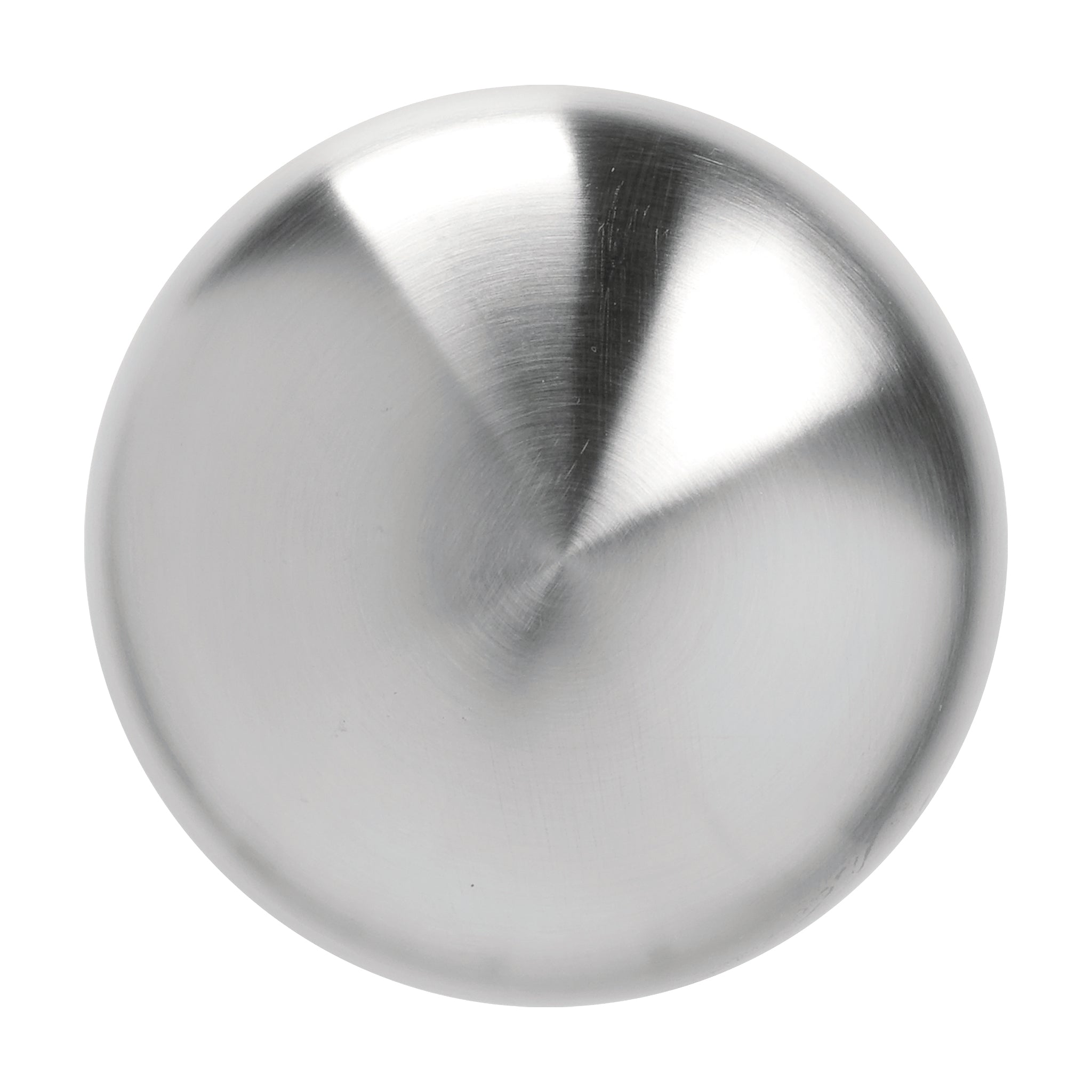 Round Centre Door Knob | Satin Stainless Steel