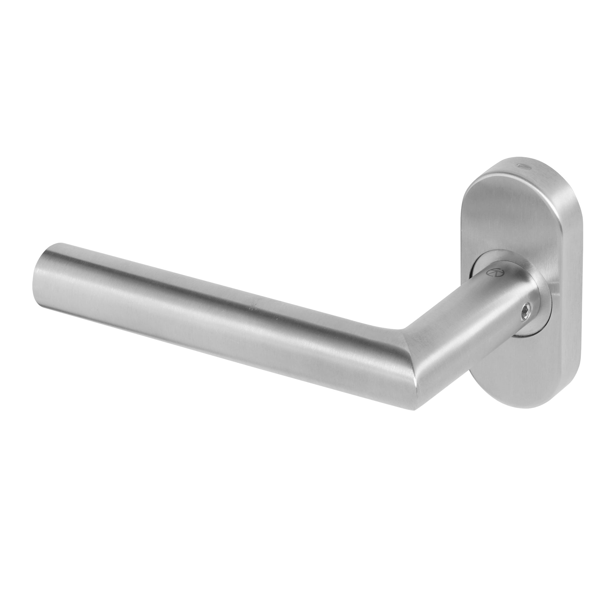 Mitre Lever Door Handle | Satin Stainless Steel