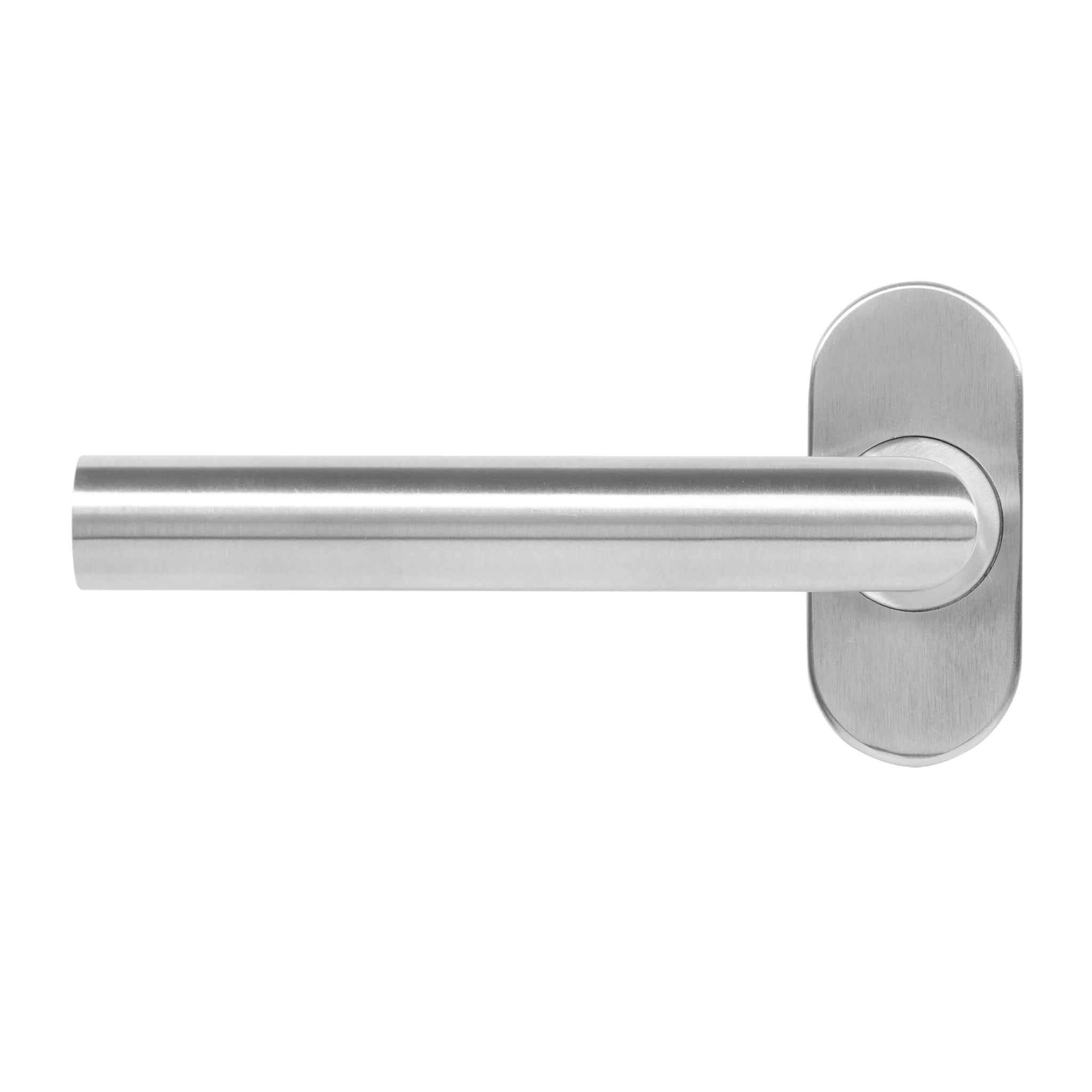 Mitre Lever Door Handle | Satin Stainless Steel