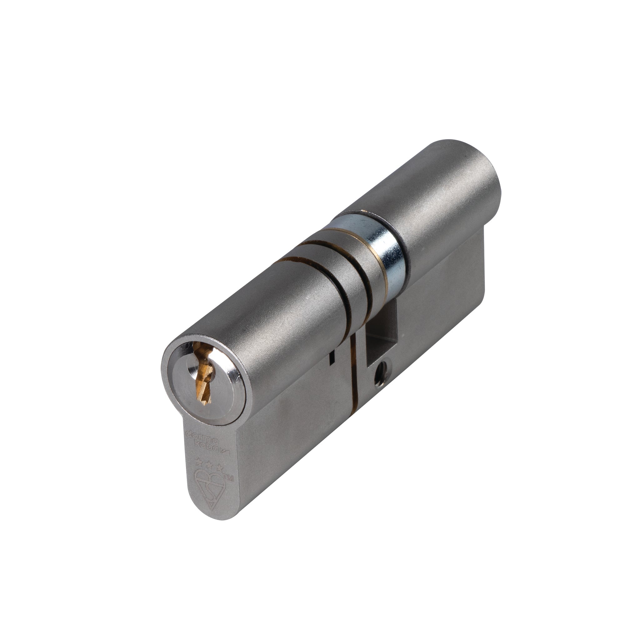 3 Star Euro Profile Double Cylinder | Nickel Finish