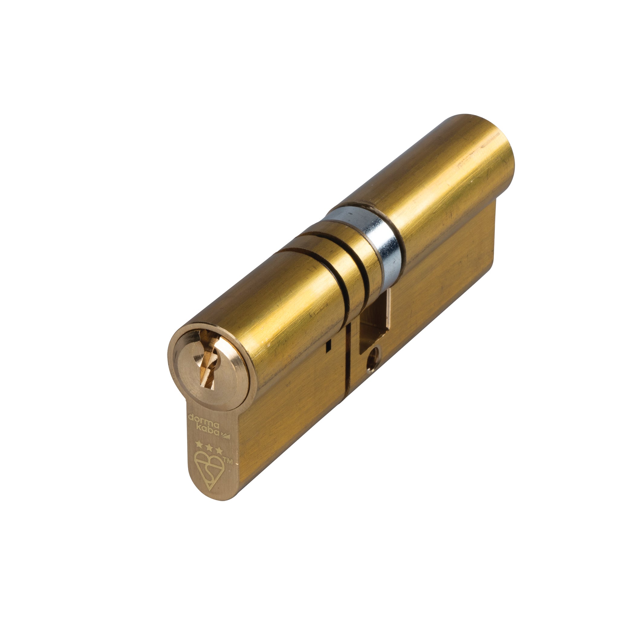 3 Star Euro Profile Double Cylinder | Satin Brass Finish