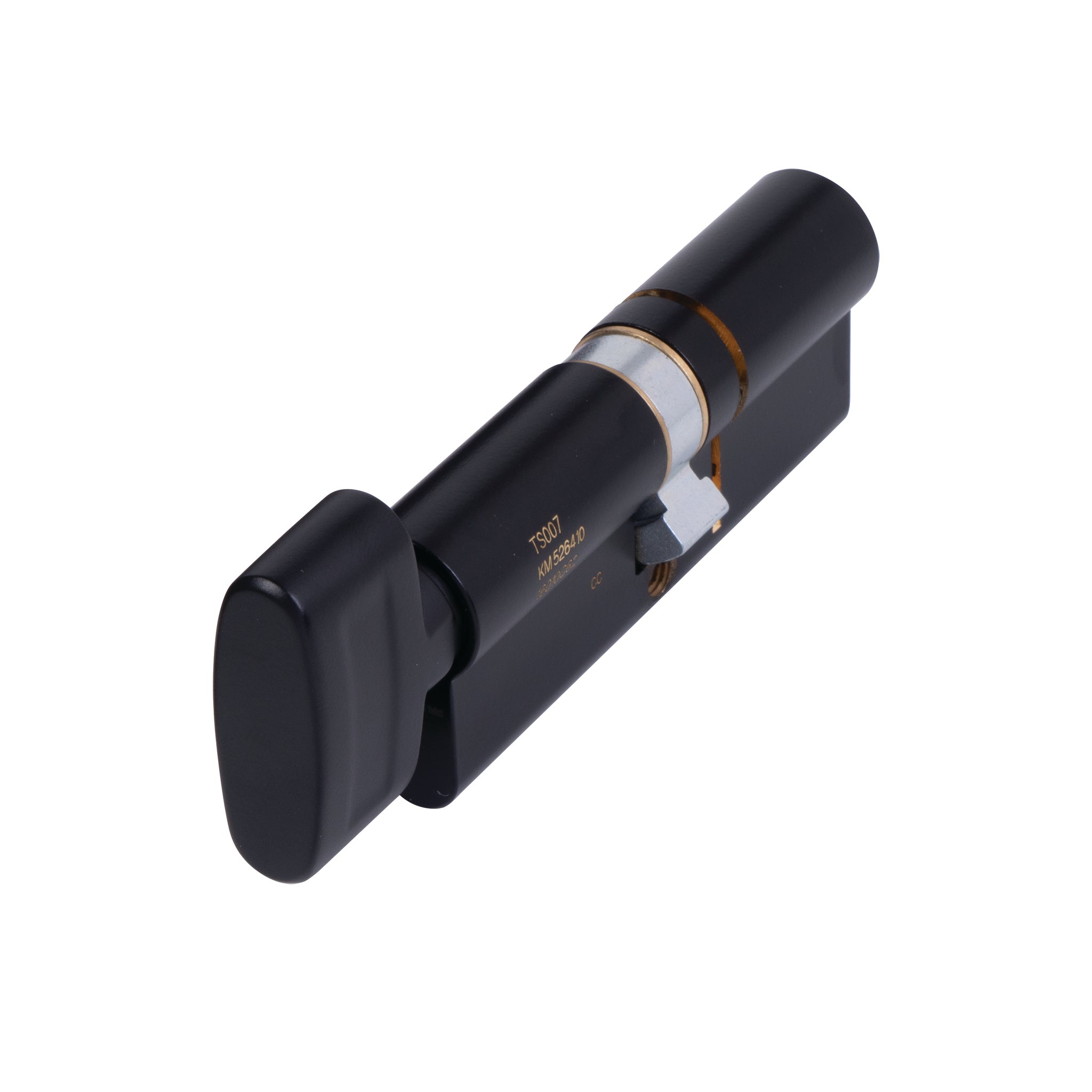 3 Star Euro Profile Thumbturn Cylinder | Matt Black Finish