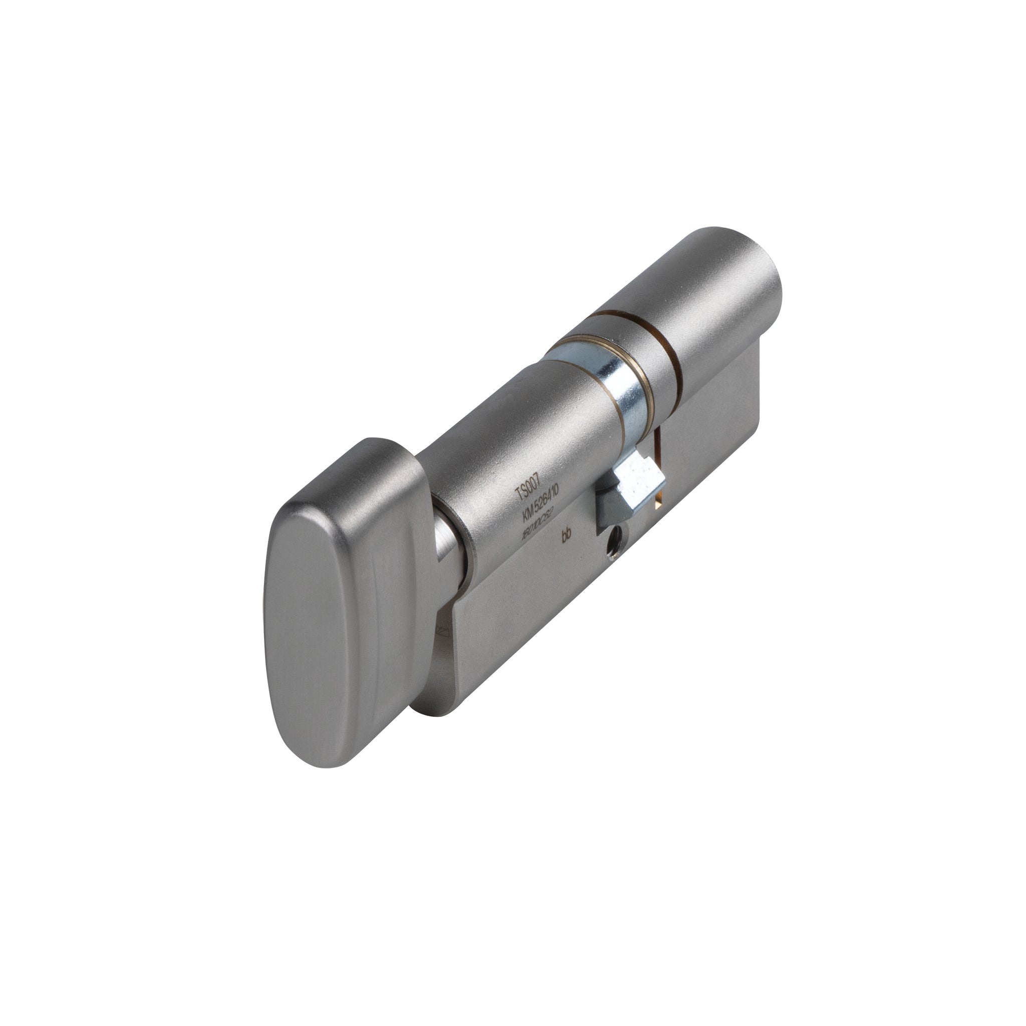 3 Star Euro Profile Thumbturn Cylinder | Nickel Finish