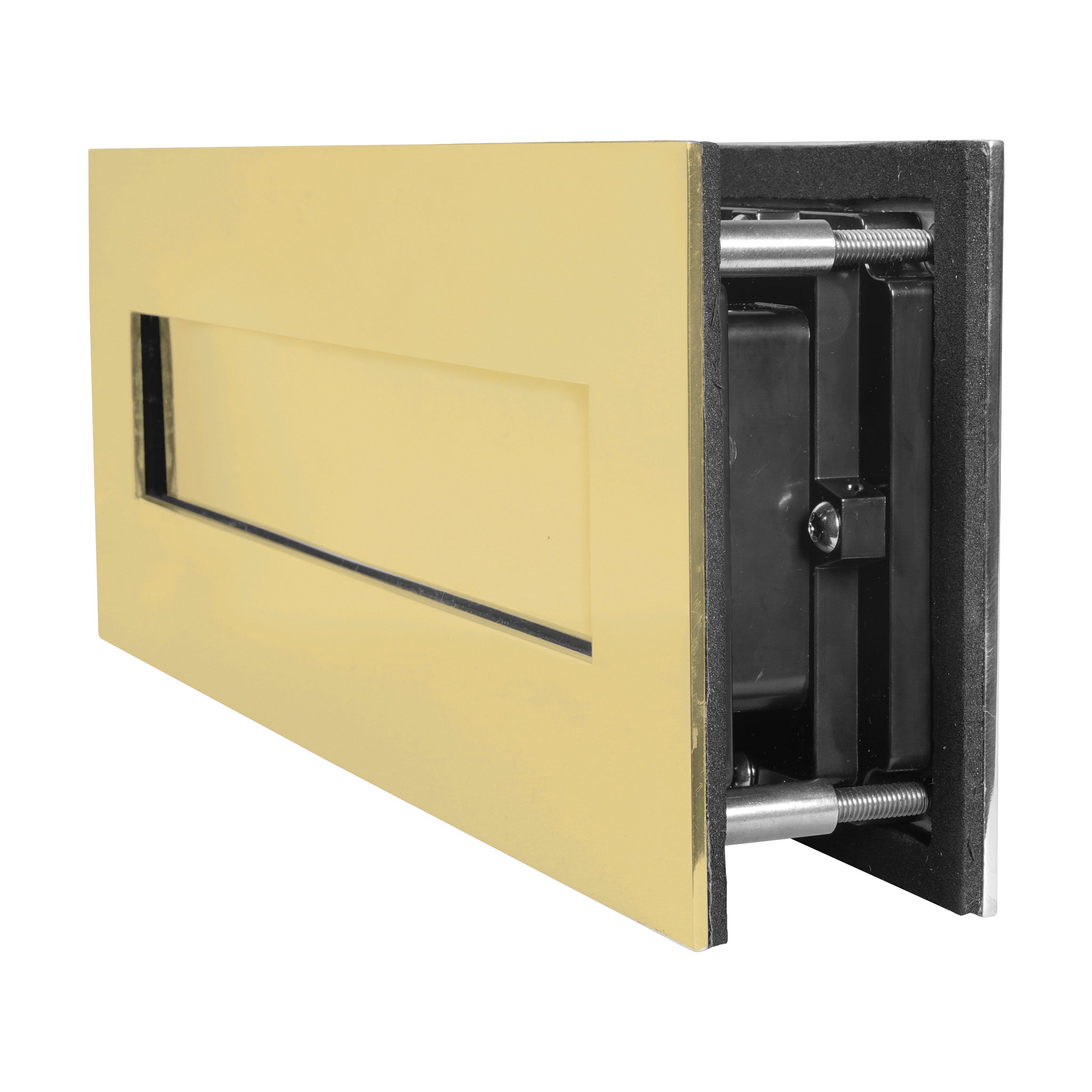 Sleeved Letter Plate | PVD Stainless Polished Brass