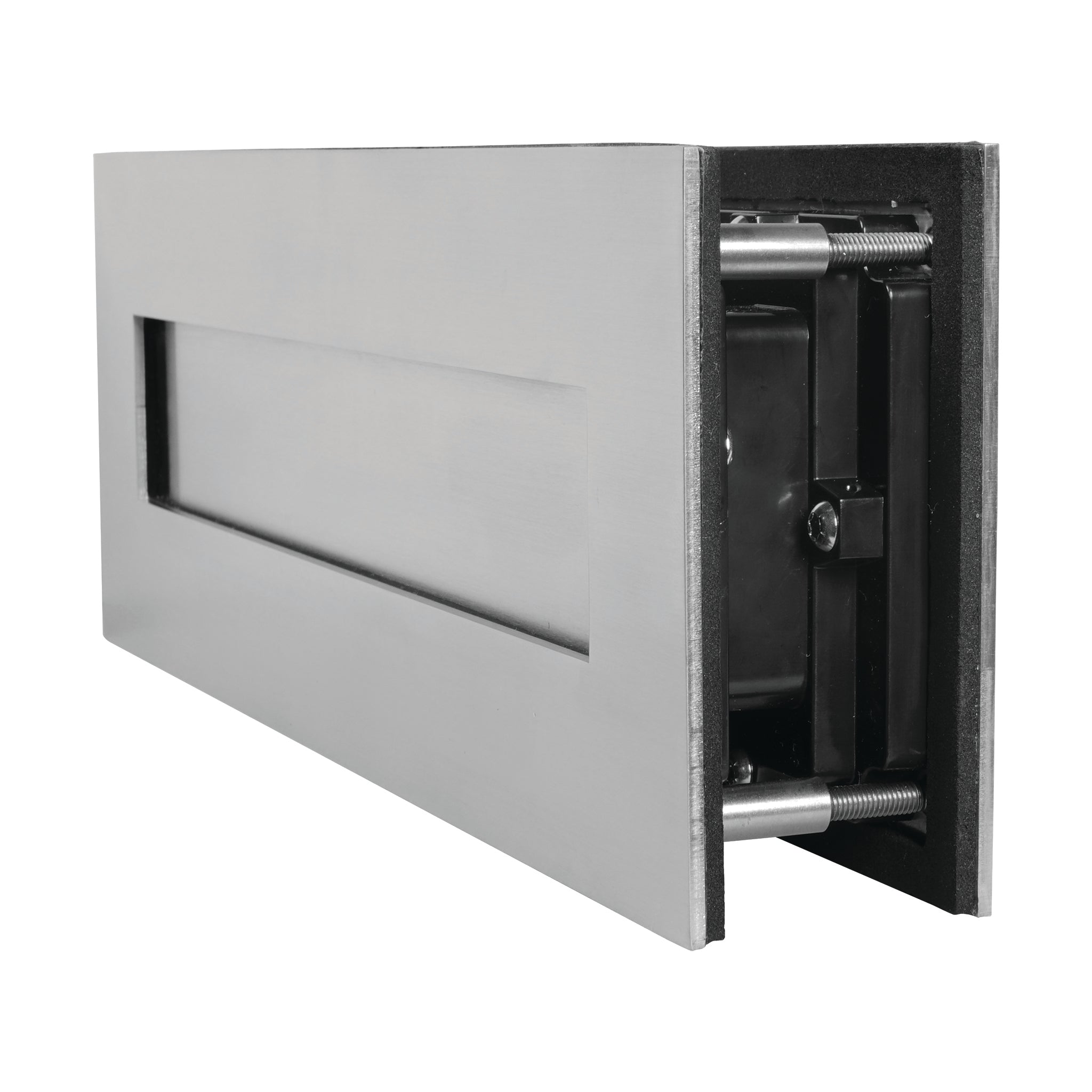 Sleeved Letter Plate | Satin Stainless Steel