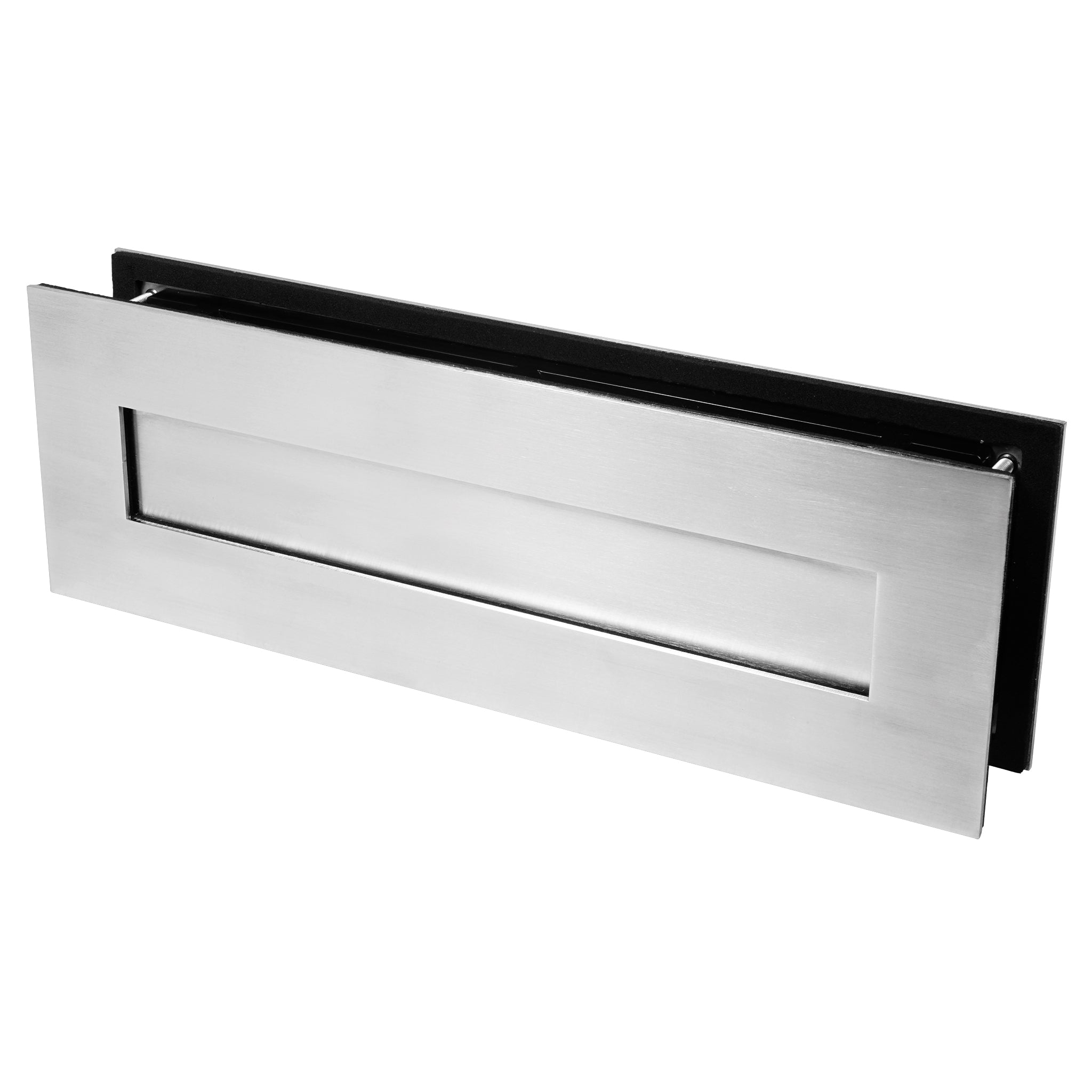 Sleeved Letter Plate | Satin Stainless Steel
