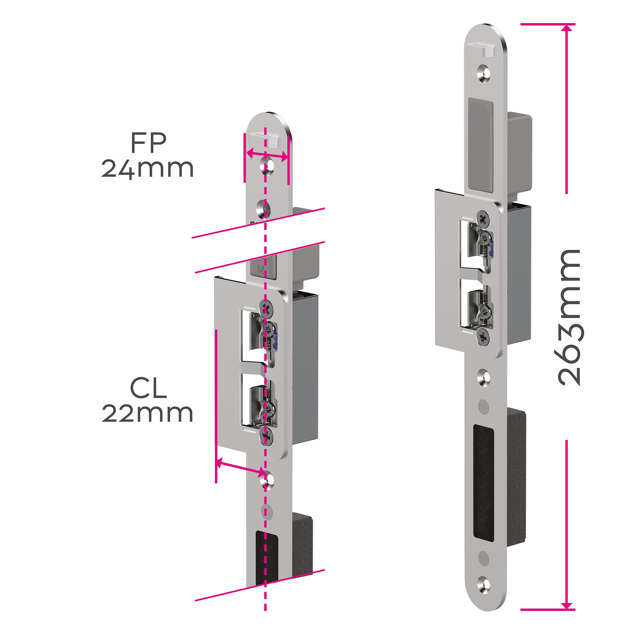 Handed Individual Daylatch Centre Components MPL Door Keeps | MK39