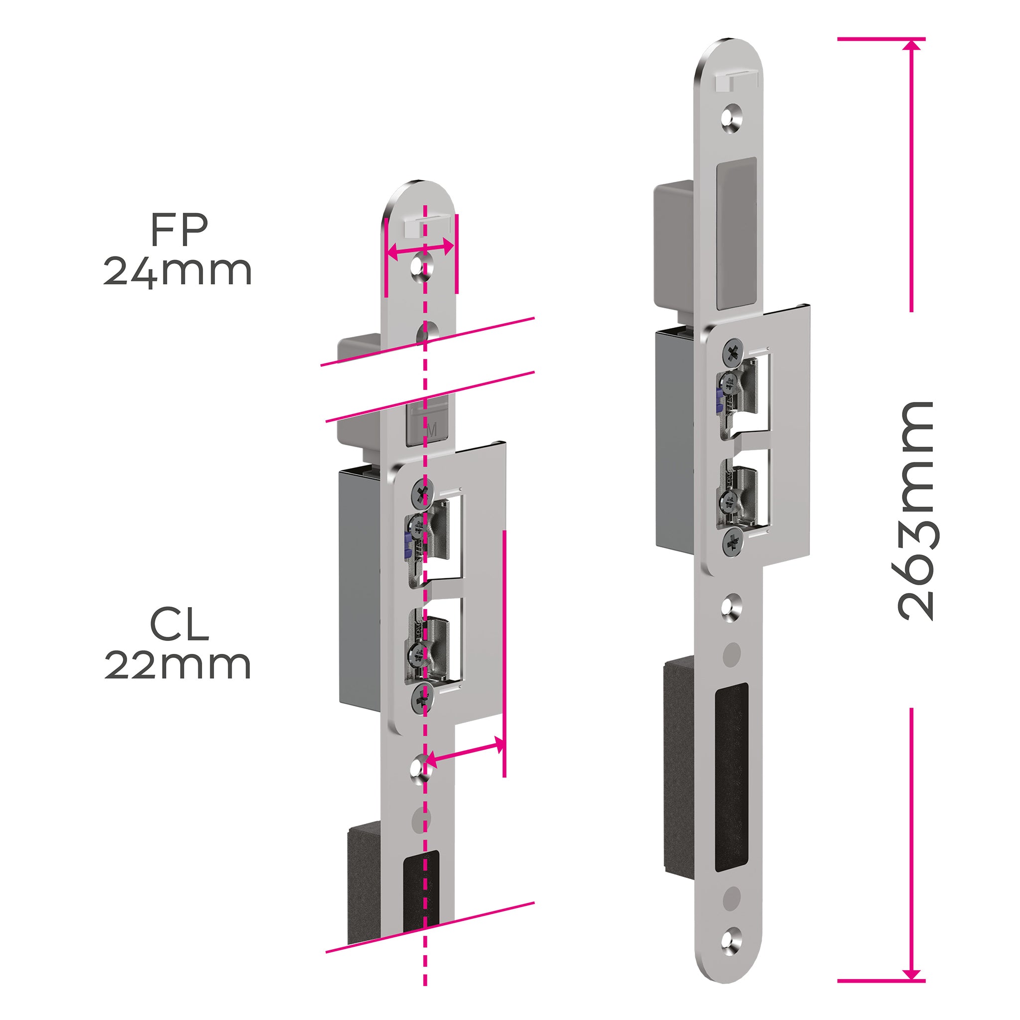 Handed Individual Daylatch Centre Components MPL Door Keeps | MK39