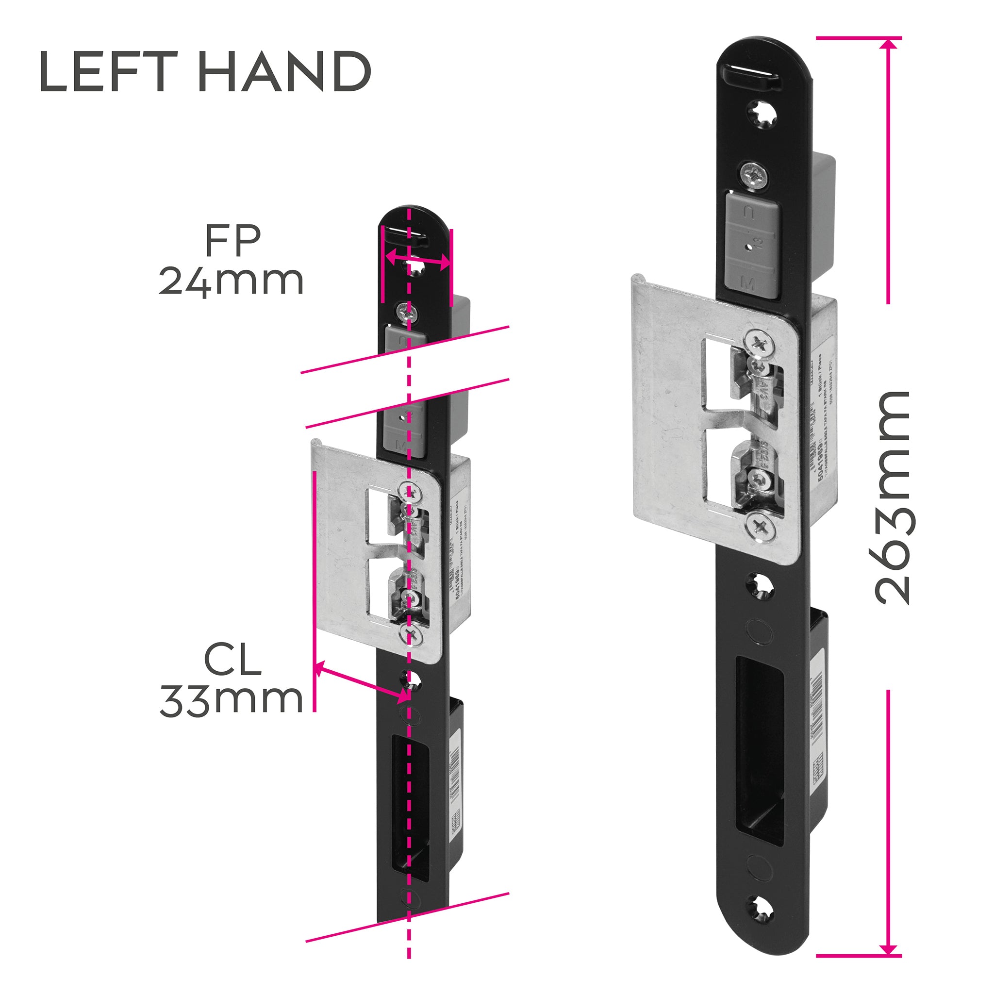 Handed Complete Daylatch Centre MPL Door Keeps | MK48