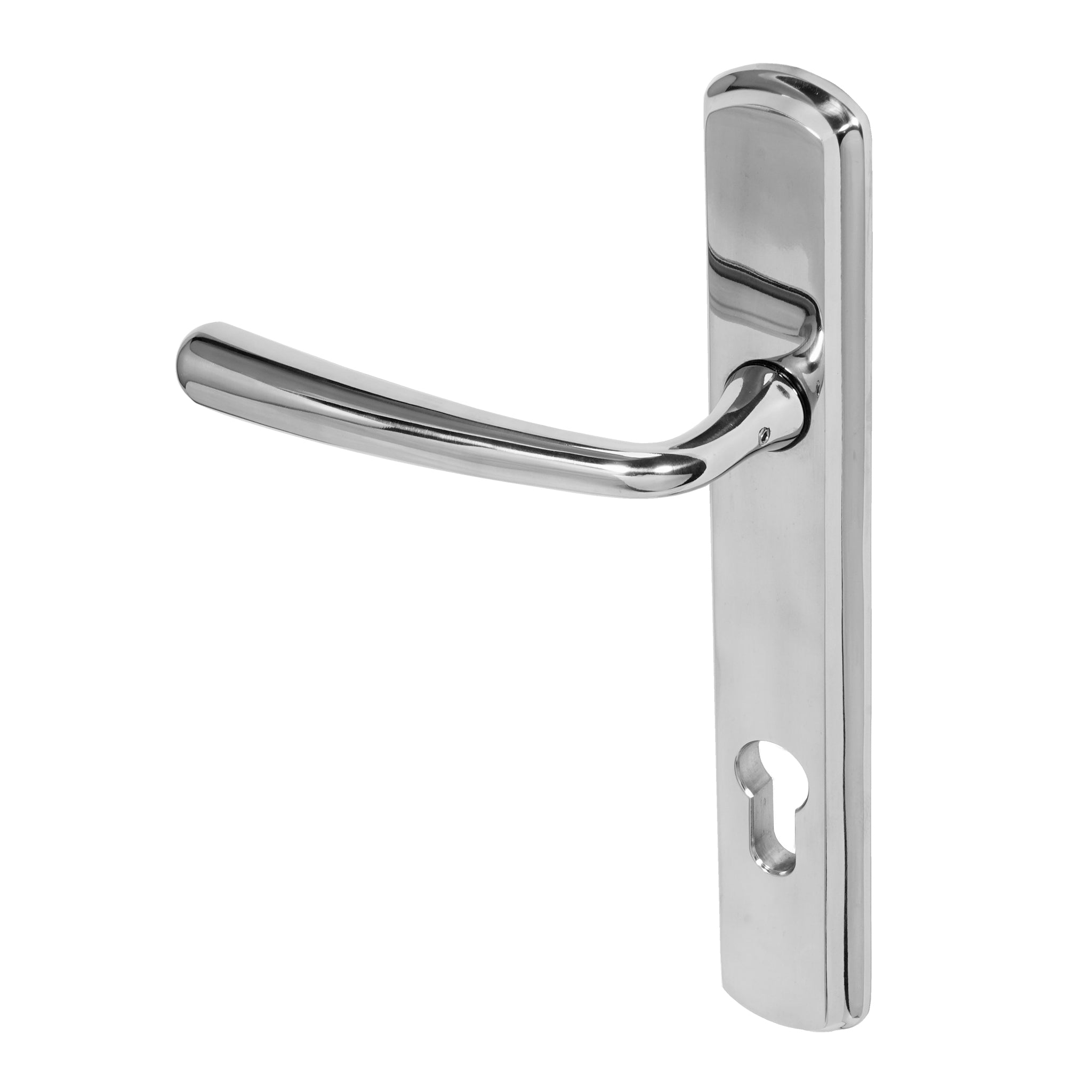 Pera Lever on 092 Backplate | Polished Stainless Steel