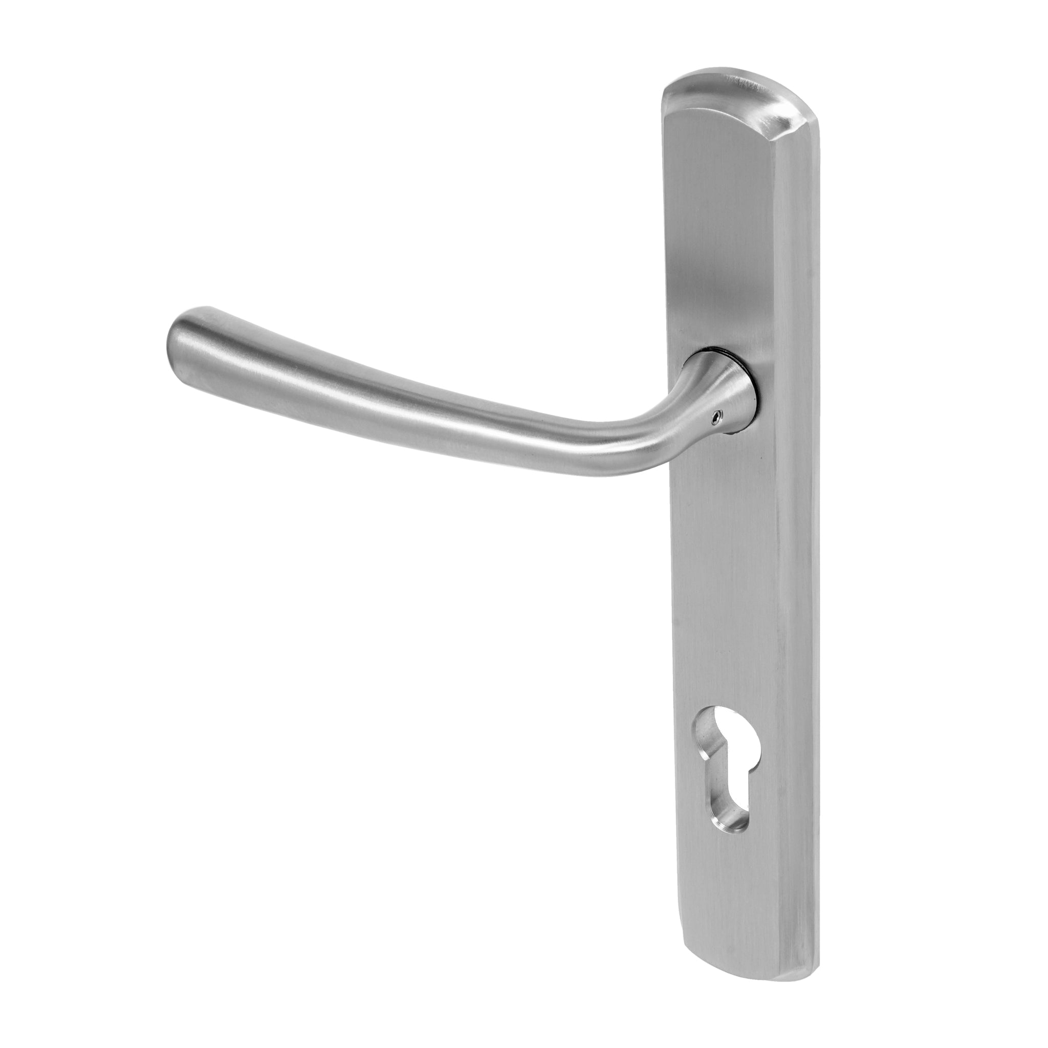 Pera Lever on 092 Backplate | Satin Stainless Steel
