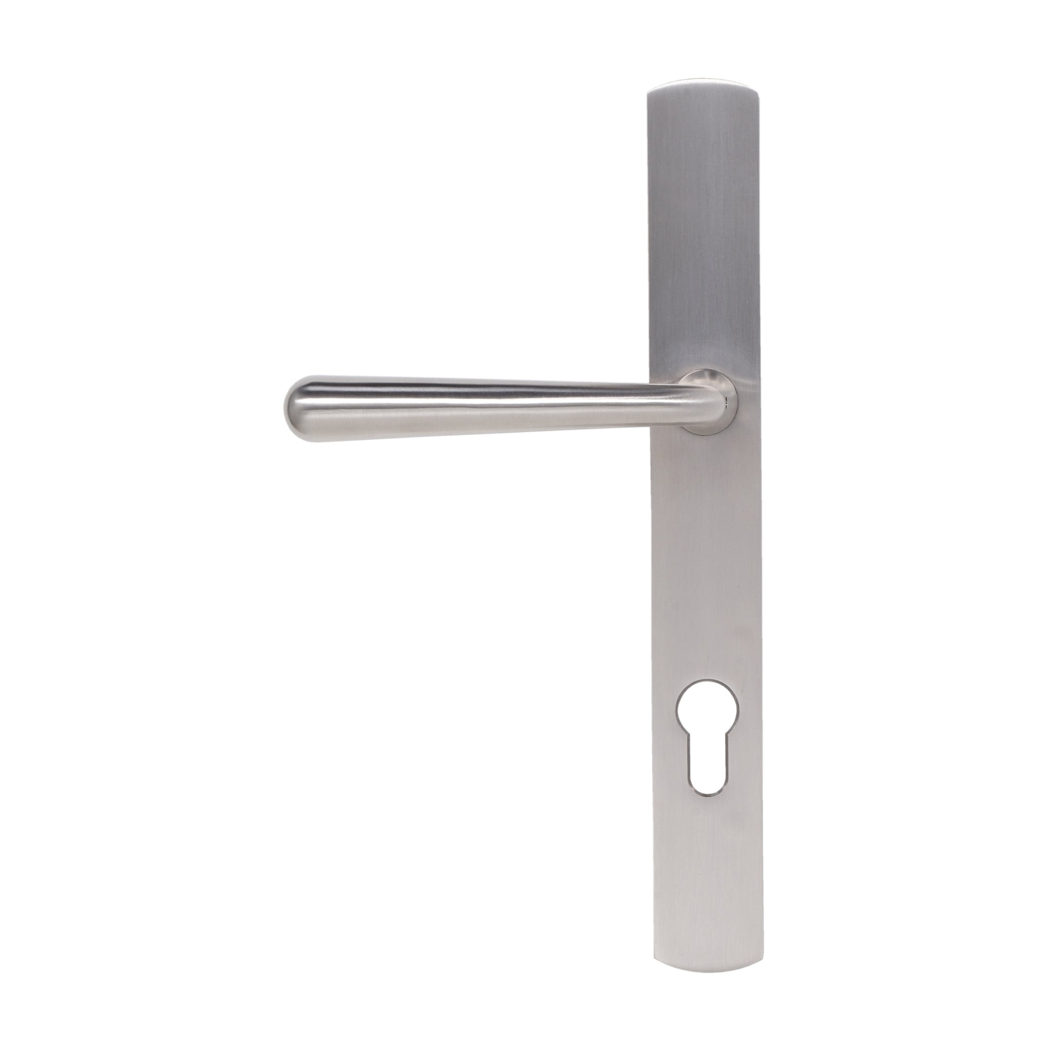 Pera Lever on 095 Backplate | Satin Stainless Steel