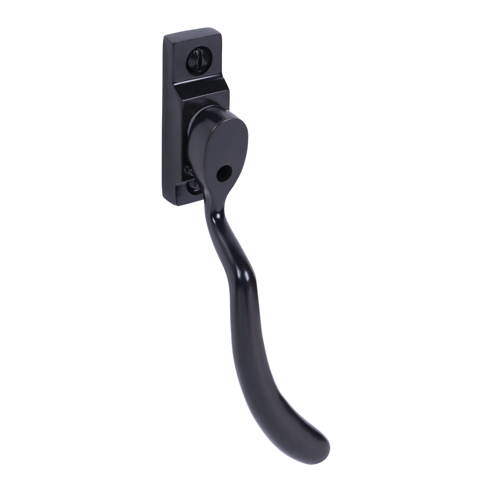 Pera Bulb End Window Espagnolette Handle | Dark Matt Bronze