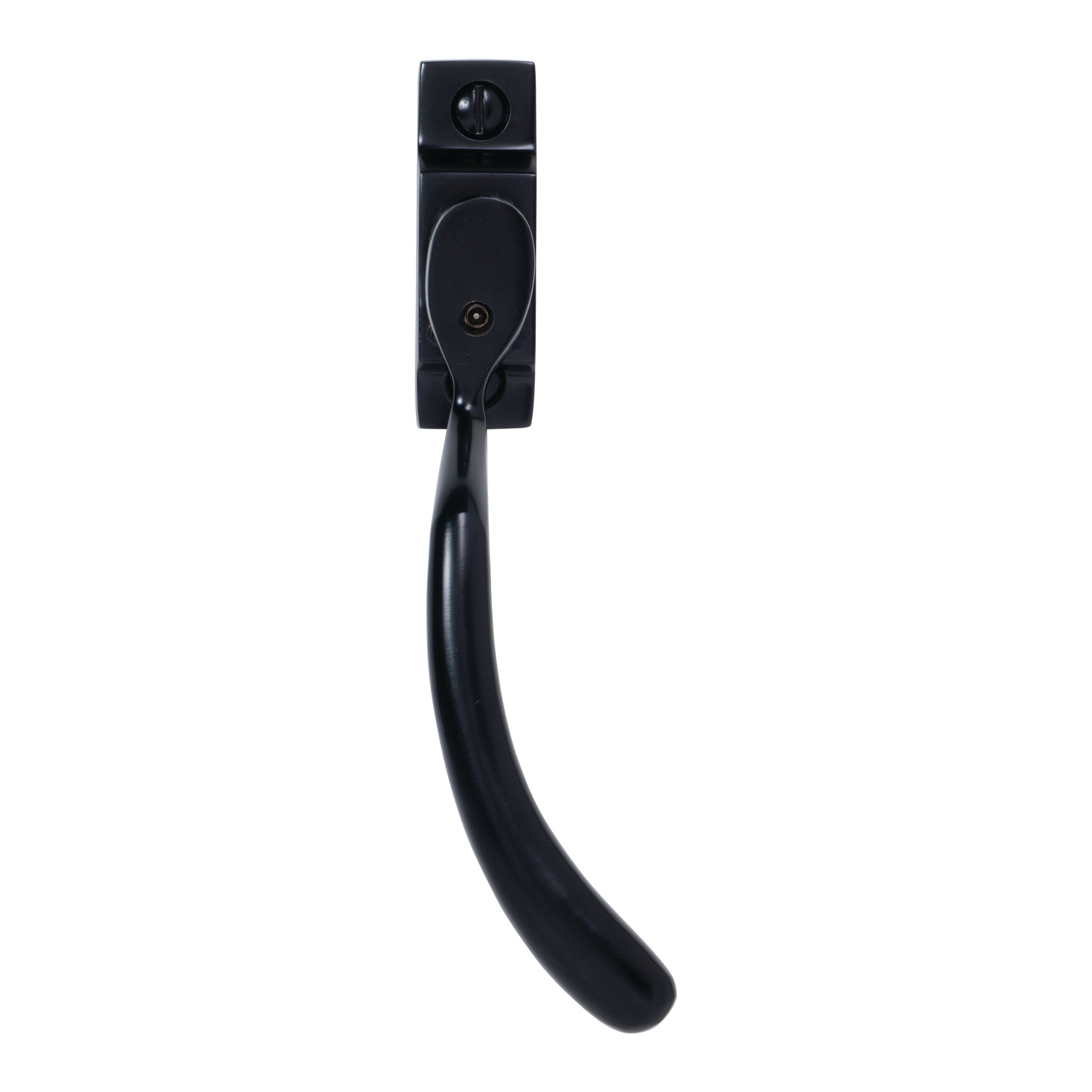 Pera Bulb End Window Espagnolette Handle | Black