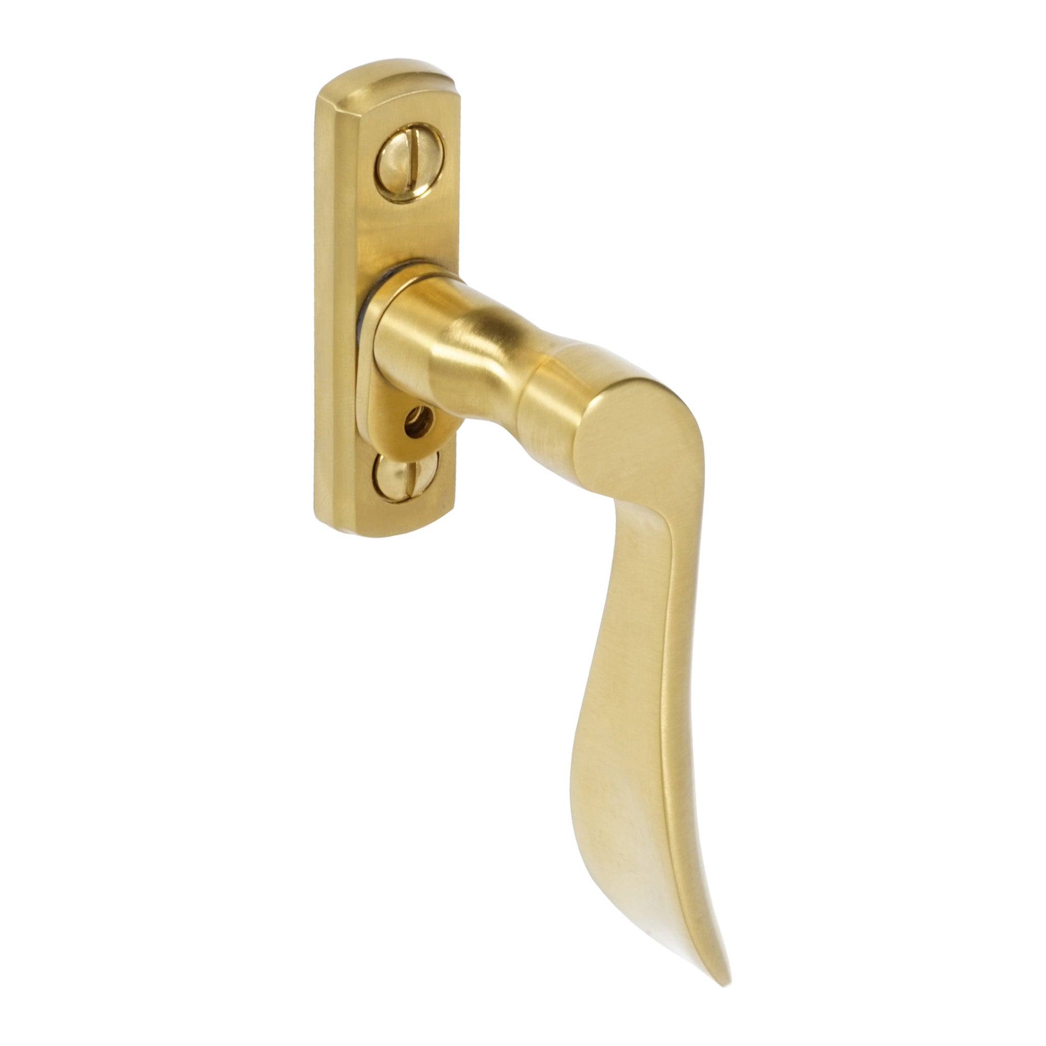 Regent Window Espagnolette Handle | PVD Stainless Satin Brass