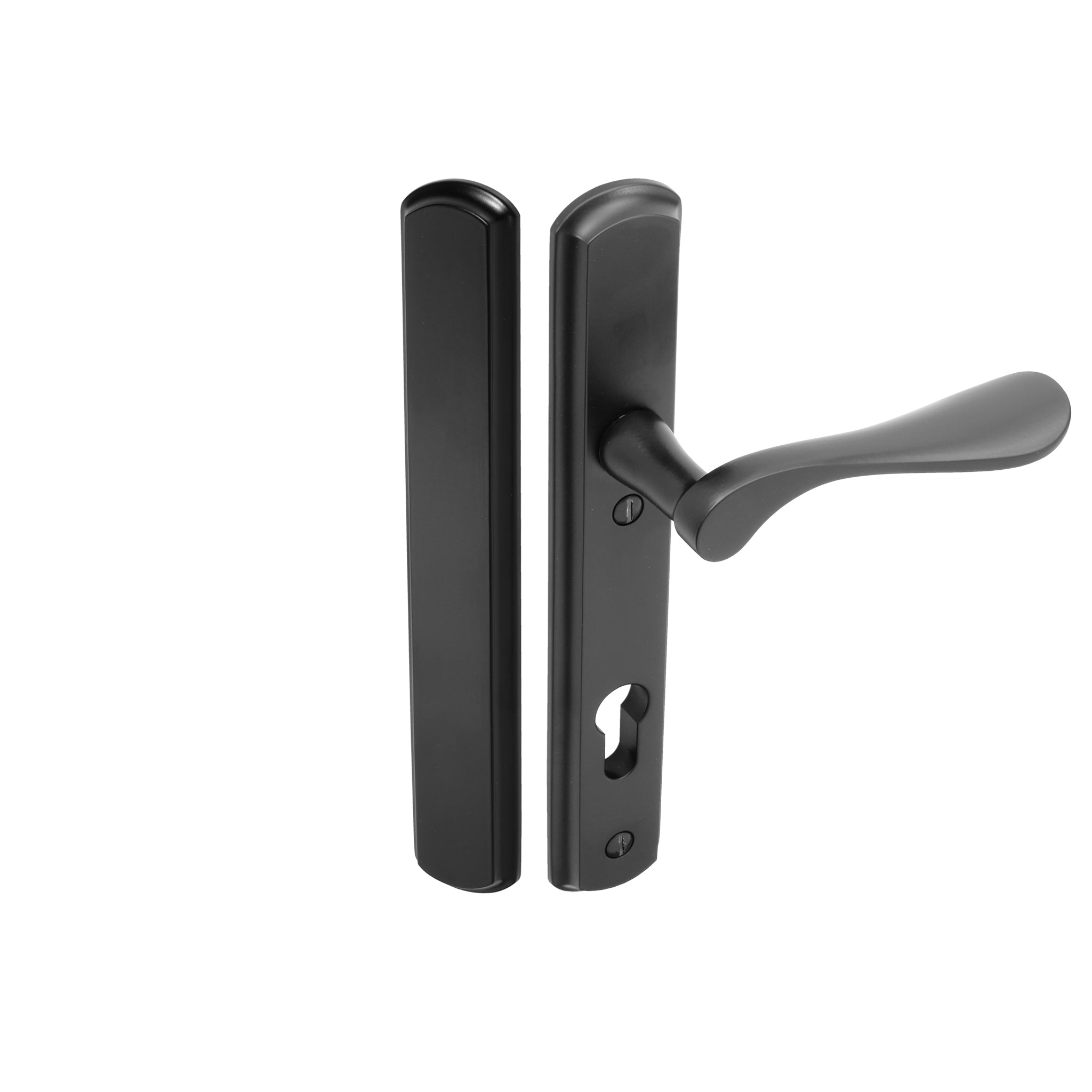Regent Lever on 092 Backplate | Black